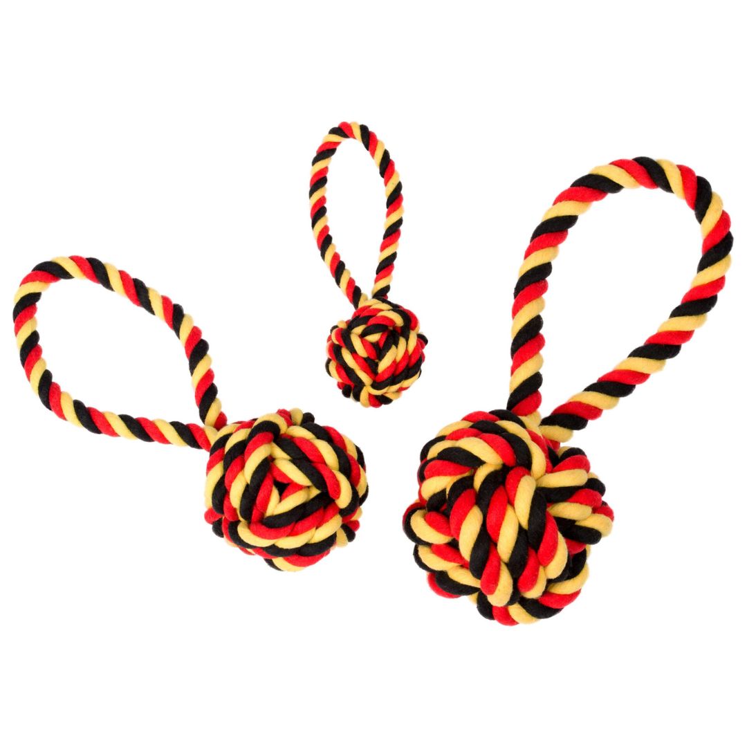 Laboni-Hundespielzeug-Tauspielzeug-National-Schleuderball-Größen