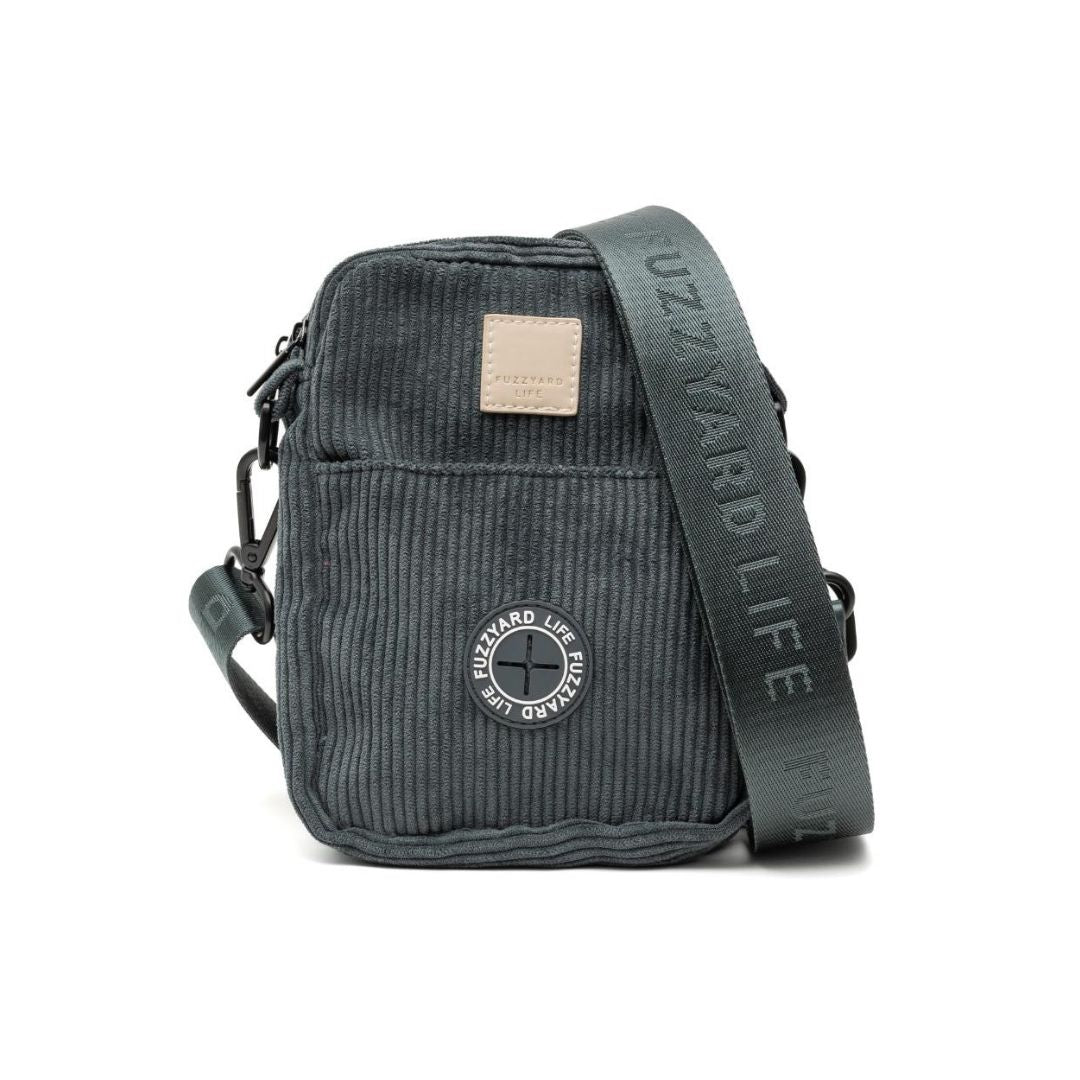 Fuzzyard-Cross-Body-Leckerlitasche-Corduroy-Slate-Grey