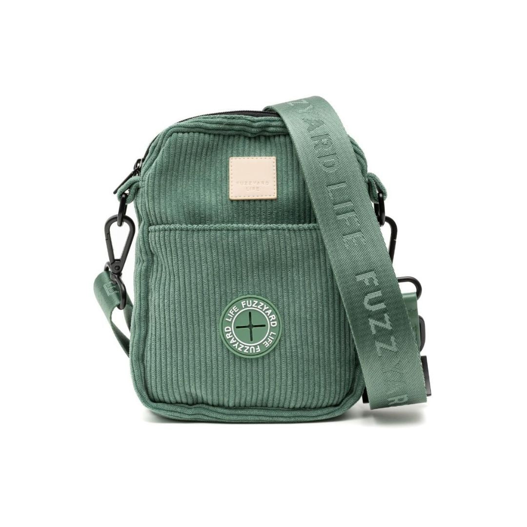 Fuzzyard-Cross-Body-Leckerlitasche-Corduroy-Myrtle-Green