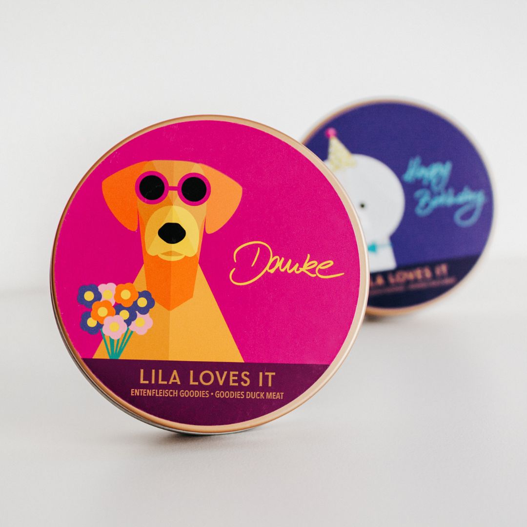 LILA-LOVES-IT-Happy-Birthday-Danke-Entenfleisch-Goodies