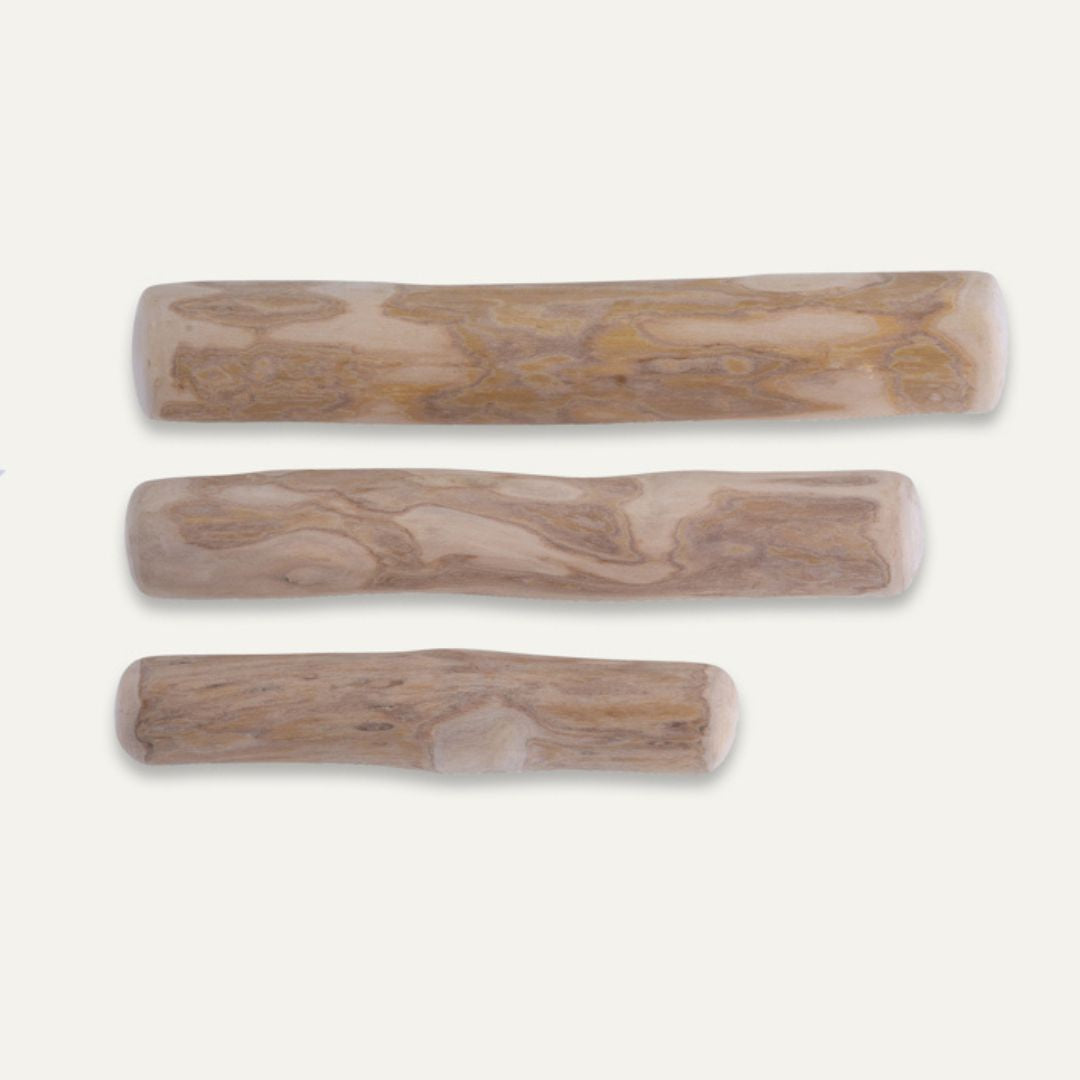 Lillabel-Kaffeeholz-Kaustick-Größen