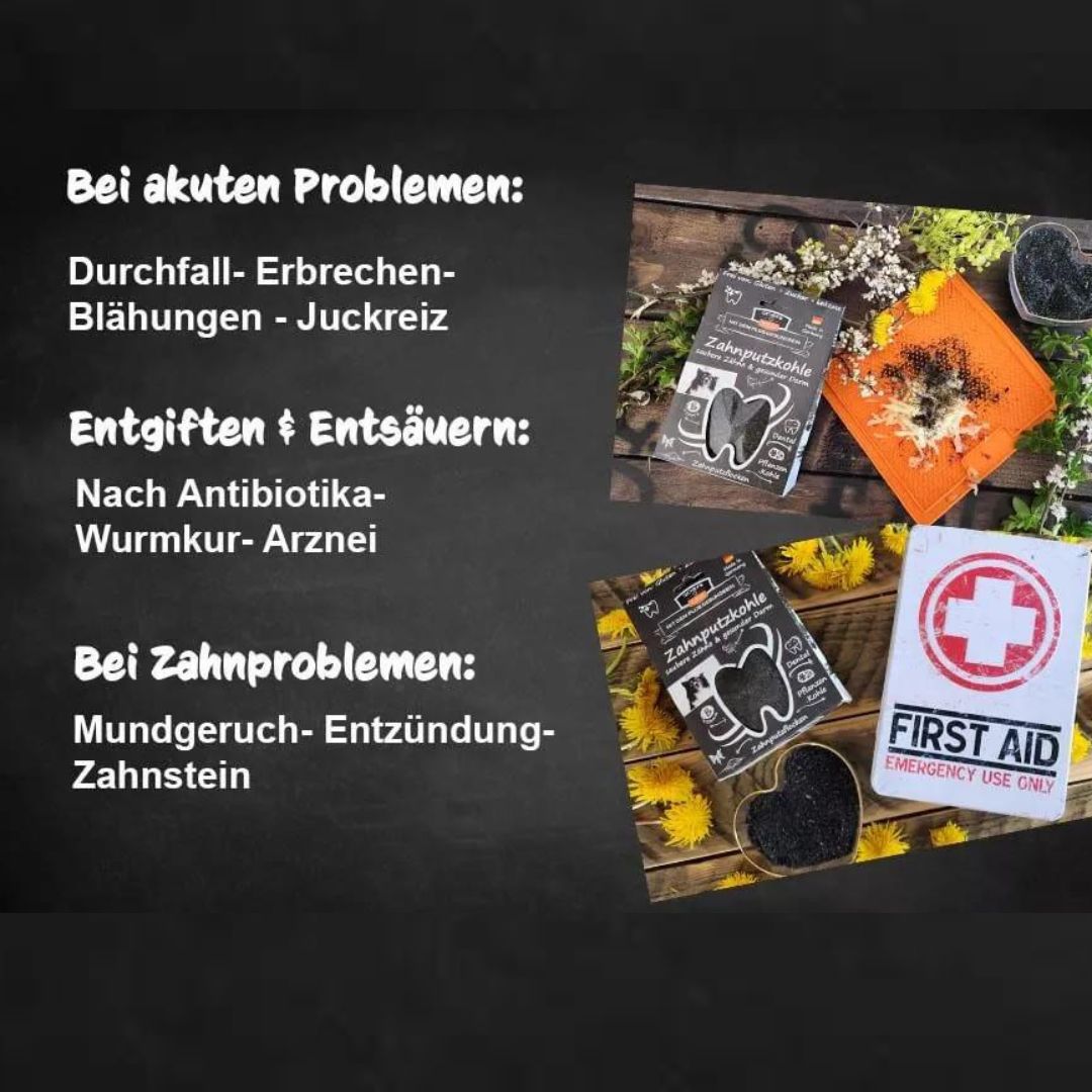 Qchefs-Zahnputzkohle-Anwendung