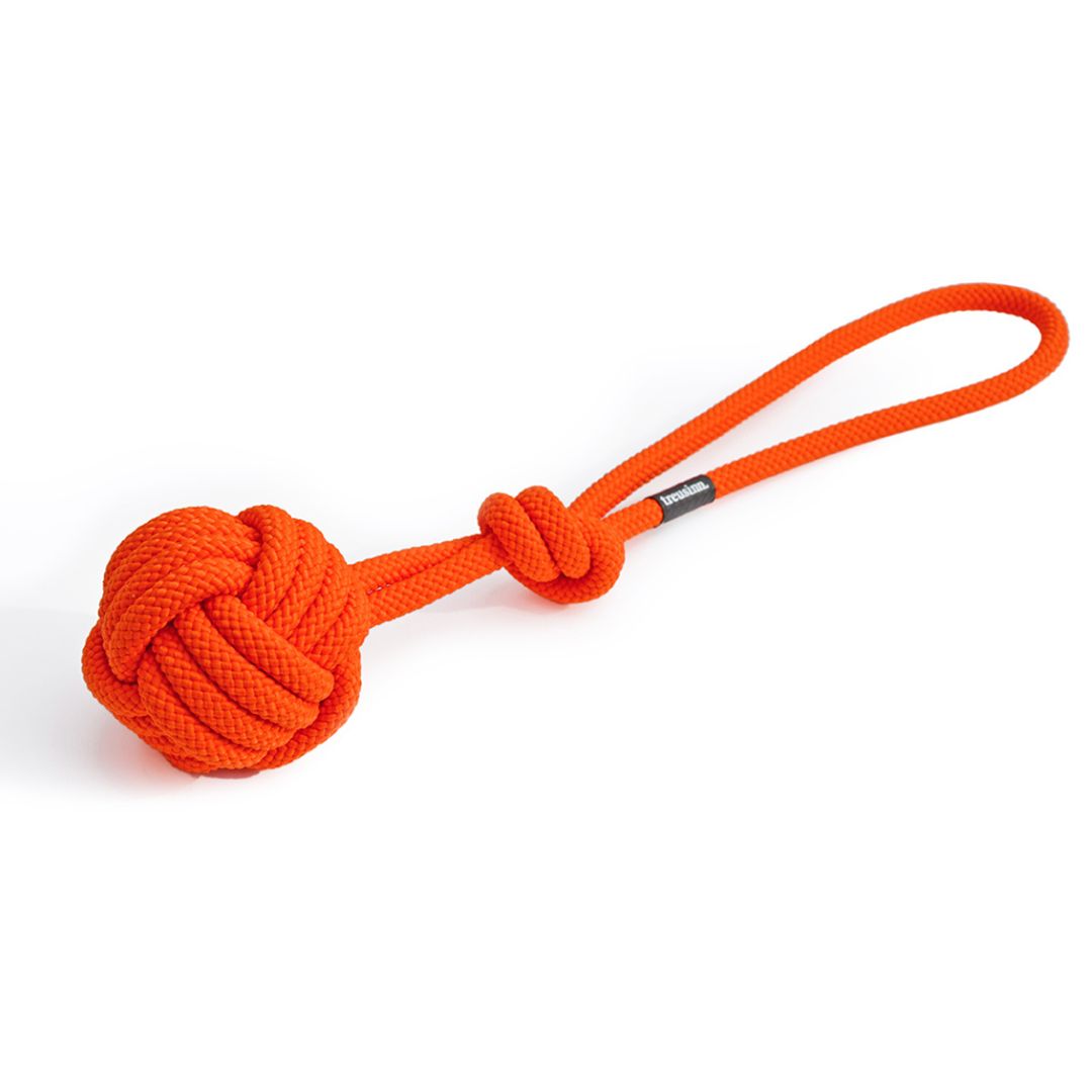 Treusinn-Hundespielzeug-Bolly-Orange-L
