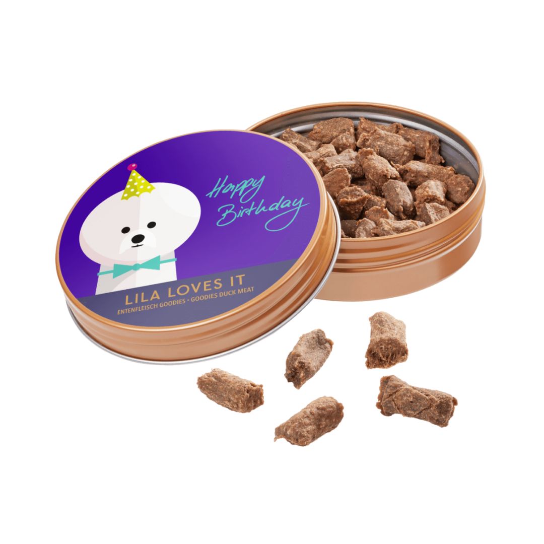 LILA-LOVES-IT-Happy-Birthday-Entenfleisch-Goodies