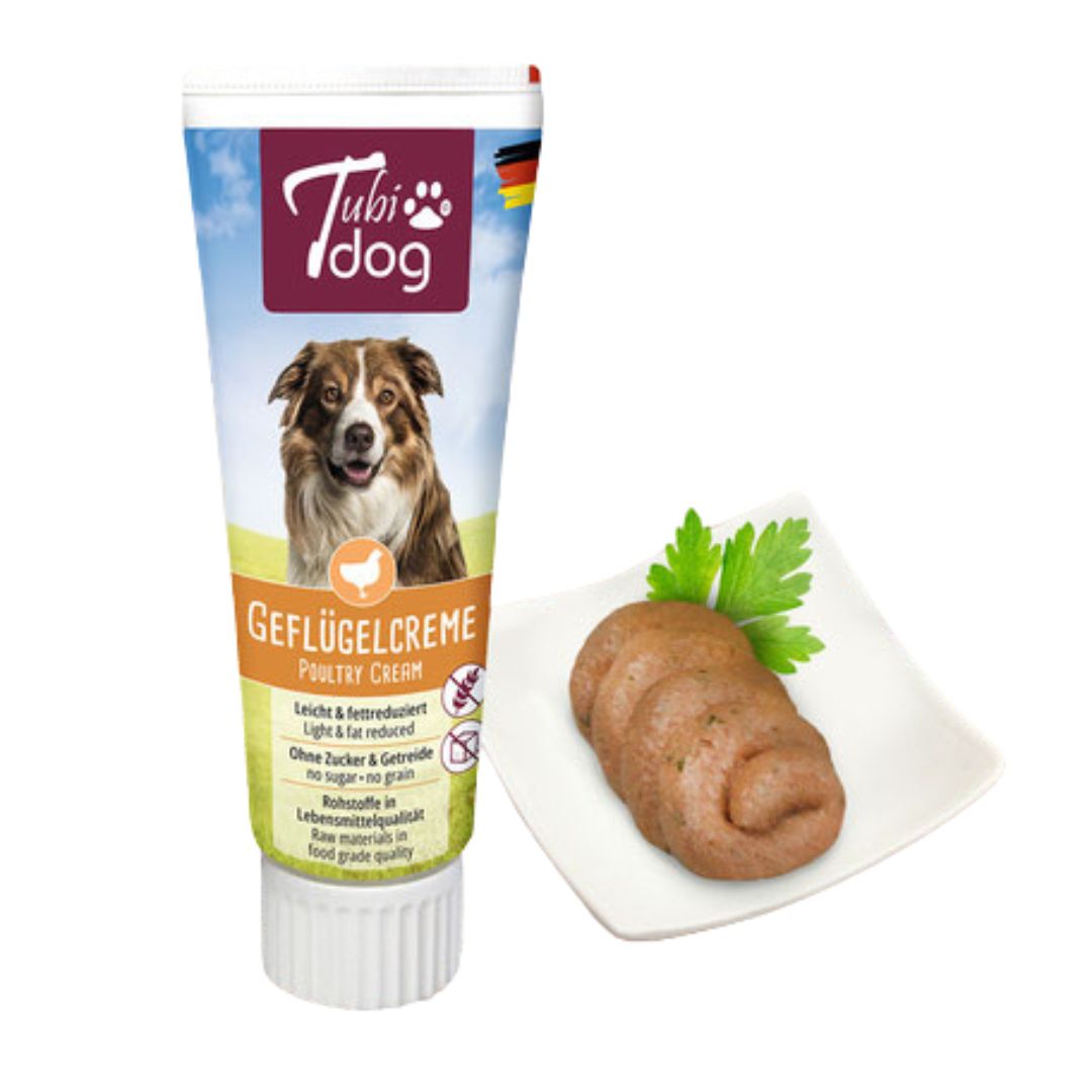 Tubidog-Geflügelcreme-Hunde