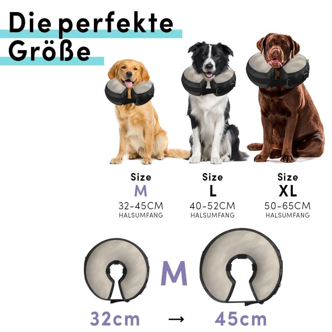 Stuch-Halskrause-Grau-M