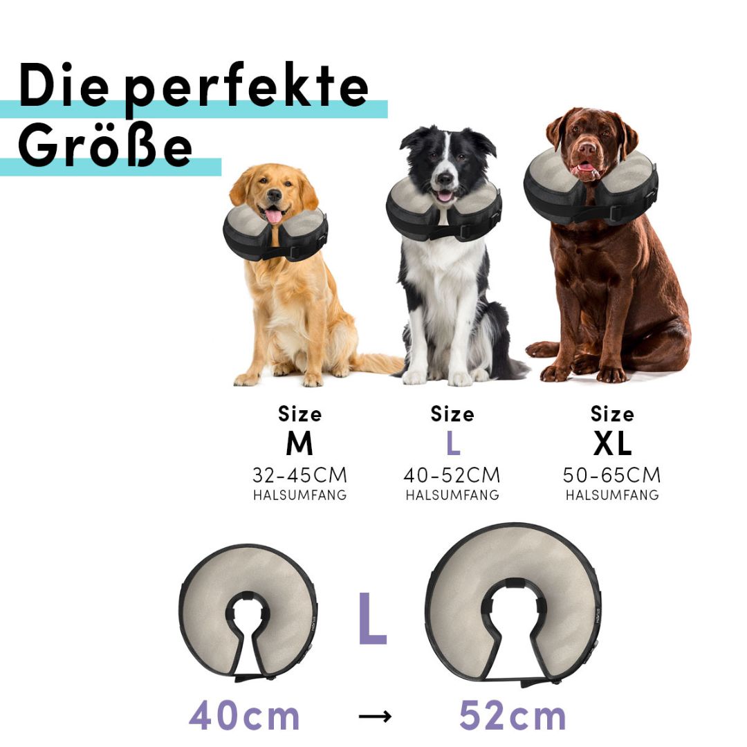 Stuch-Halskrause-Grau-L