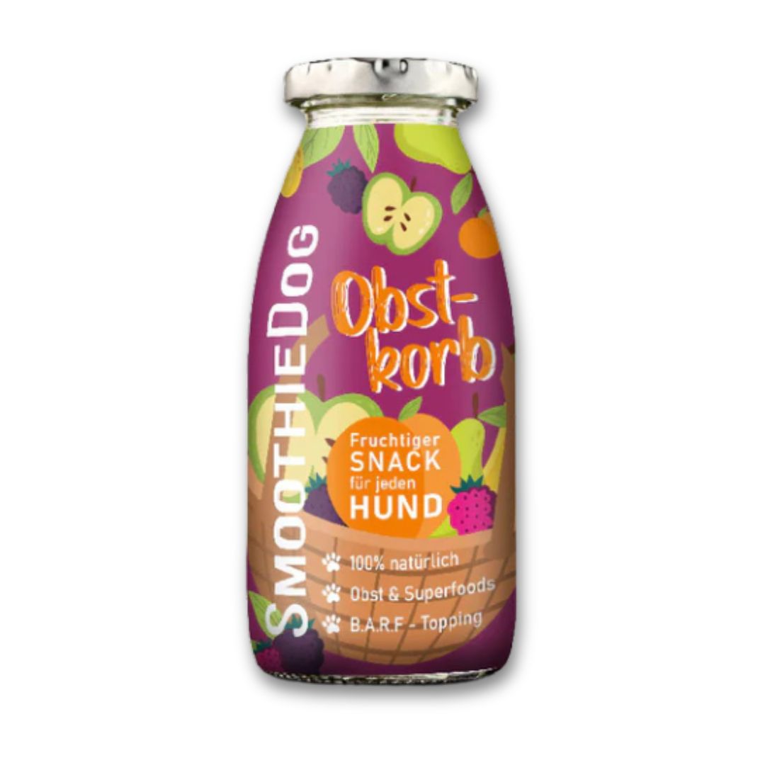 Hundesmoothie Obstkorb