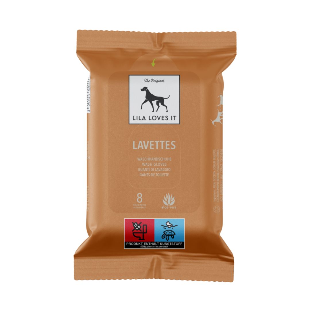 LILA LOVES IT-Lavettes Waschhandschuhe