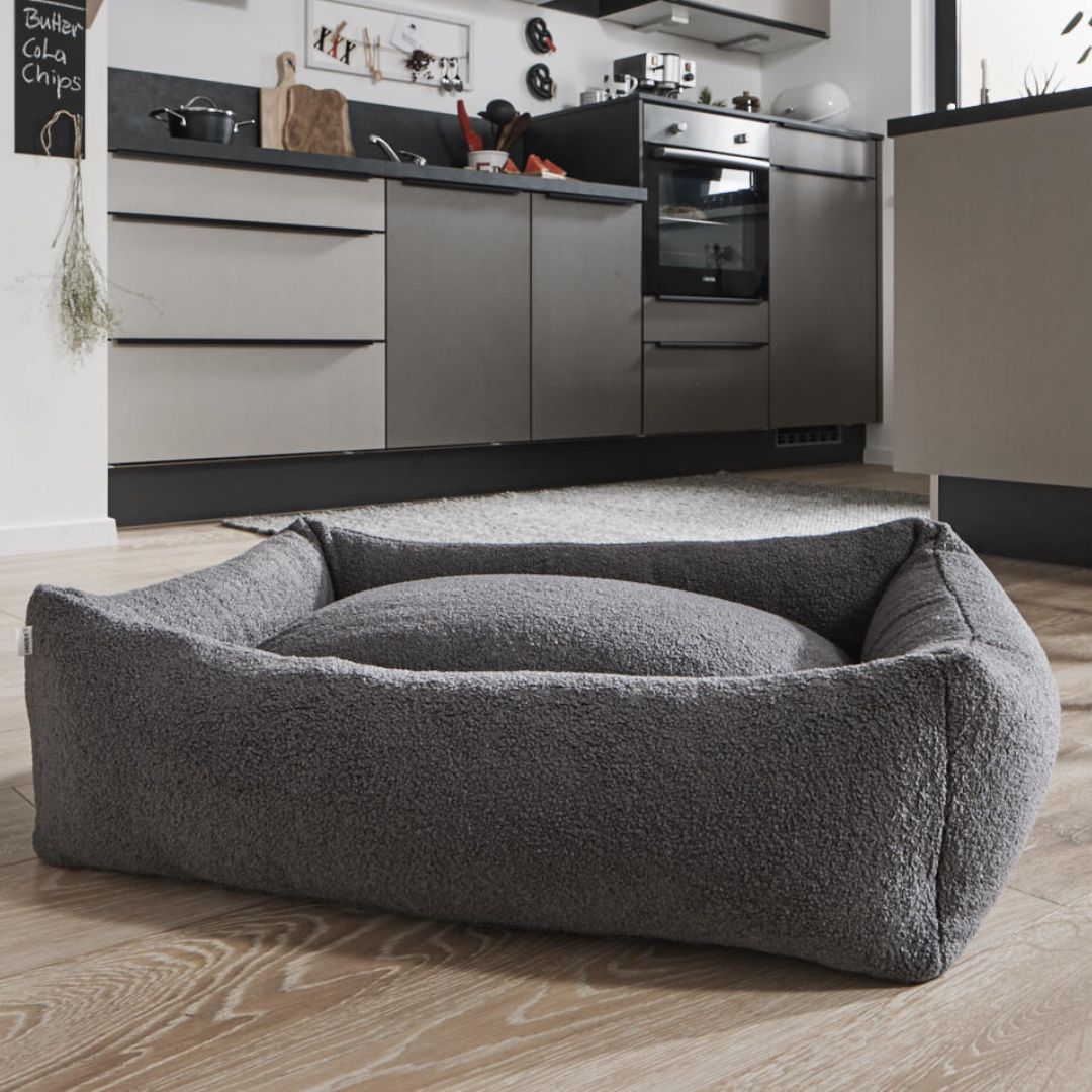 Laboni-Classic-Hundebett-Teddy-Grey-Mood