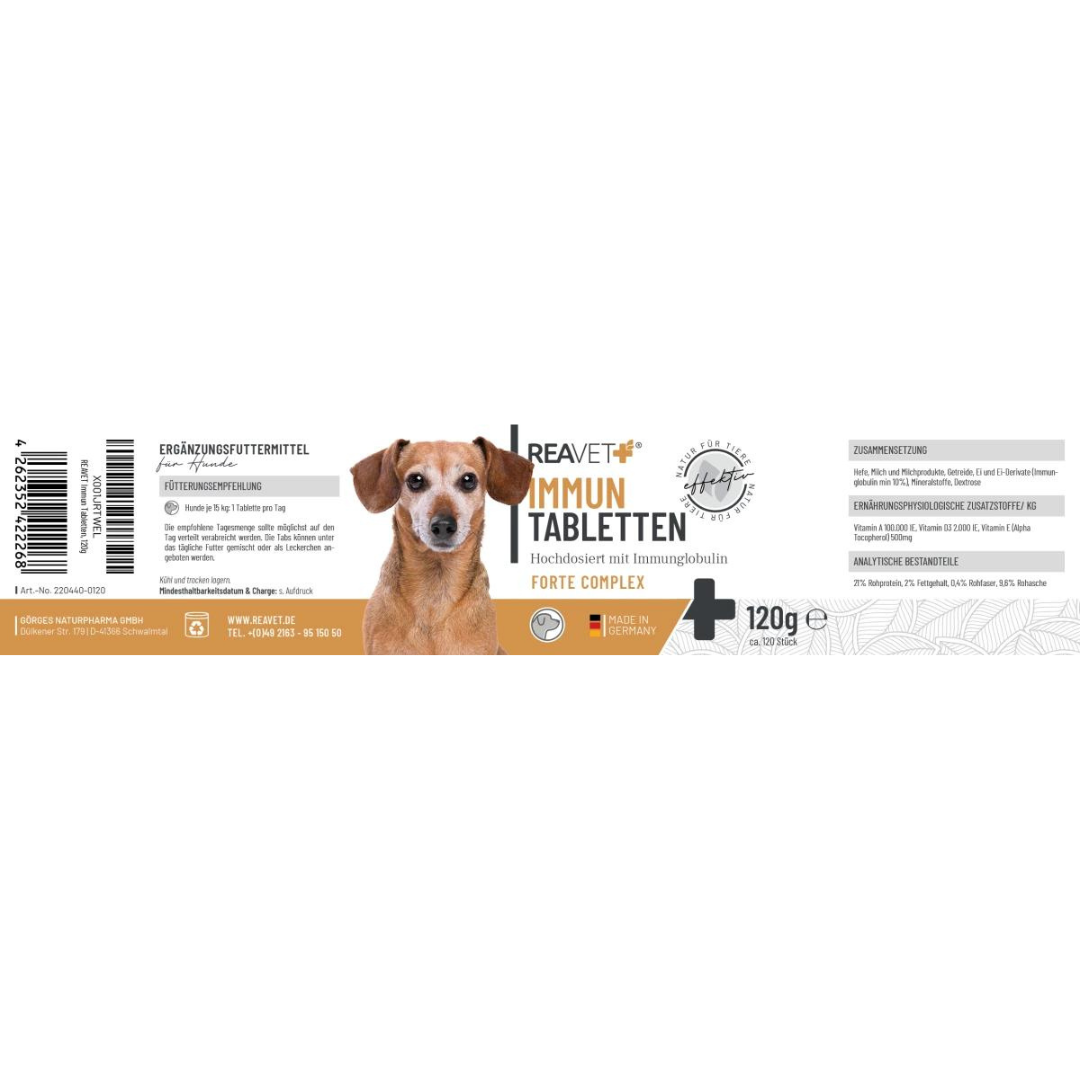 ReaVet-Immun-Tabletten-Etikett