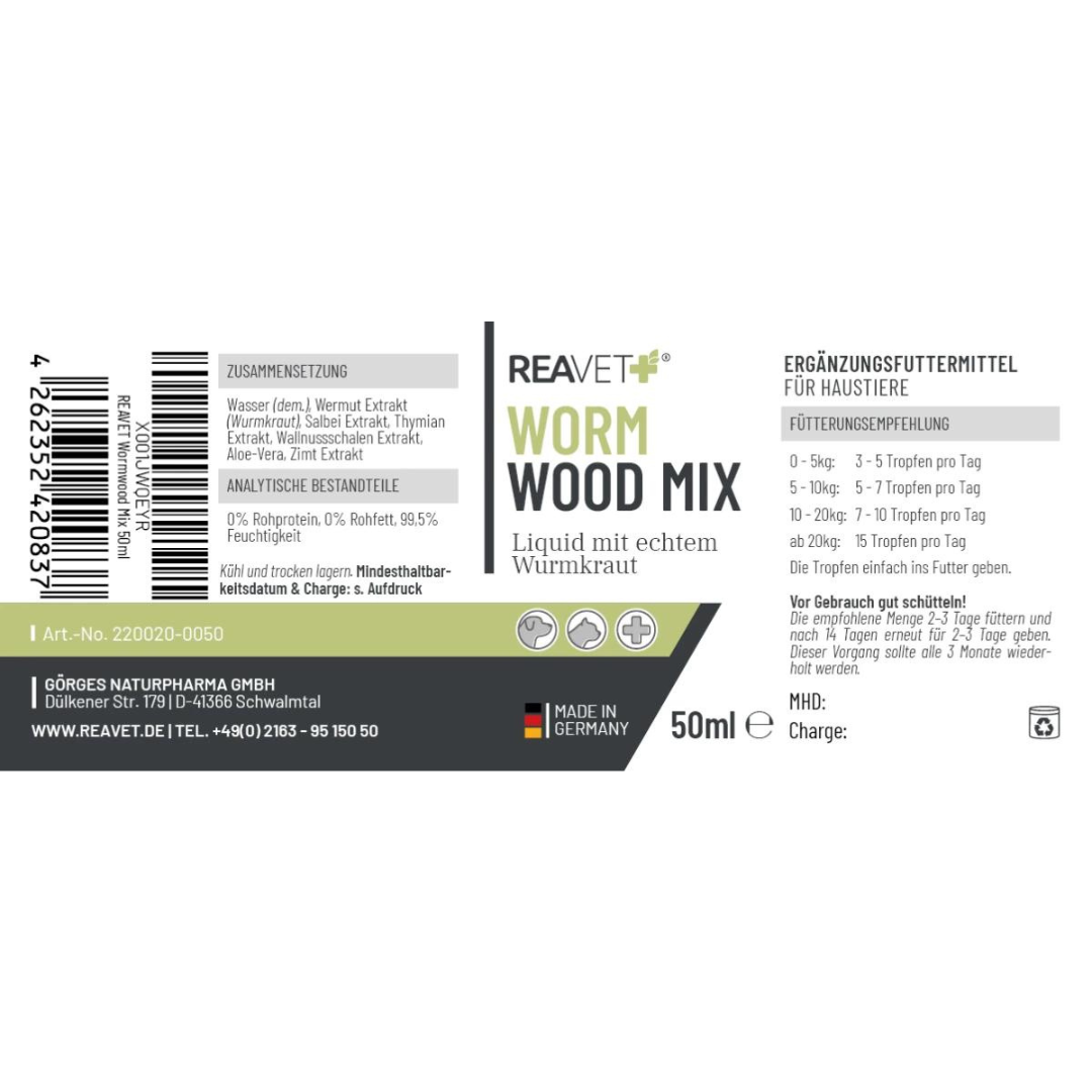 ReaVet-Worm-Wood-Mix-Liquid-mit-echtem-Wurmkraut-Etikett