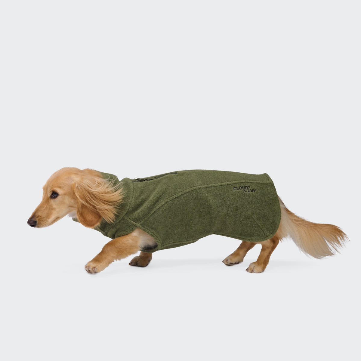 Hundepullover Body Warmer DACKEL AKTIV Khaki