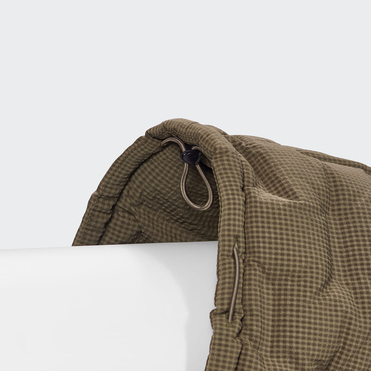Hundemantel Alaska Seersucker Coffee