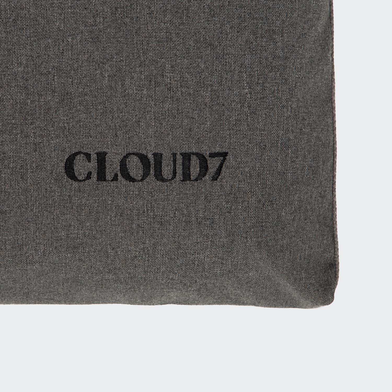 Cloud7-Hundebett-Siesta-Light-Graphite-Outdoor-Logo