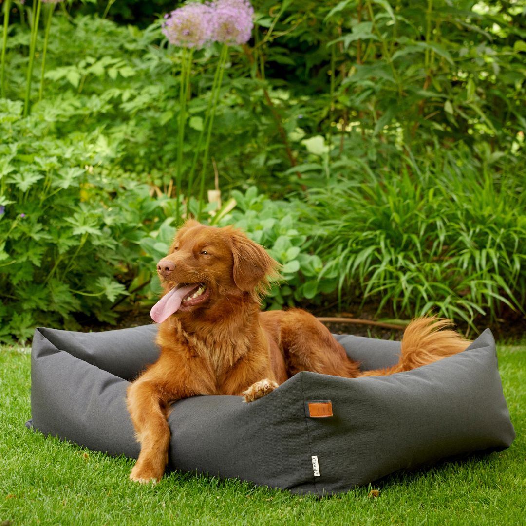 Cloud7-Hundebett-Sleepy-Deluxe-Outdoor-Graphite-Mood