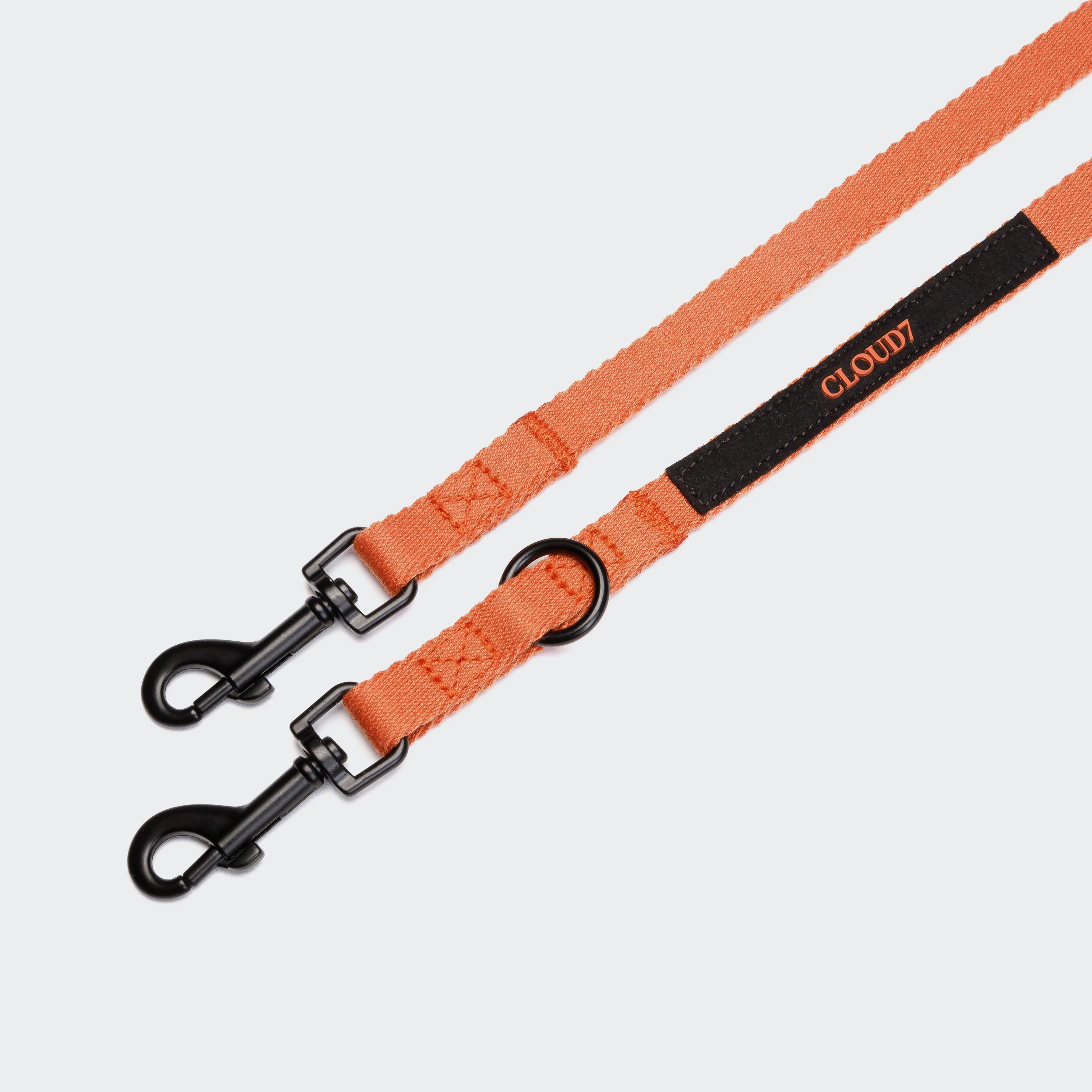 Cloud7-Hundeleine-Holly-Park-Orange-Karabiner