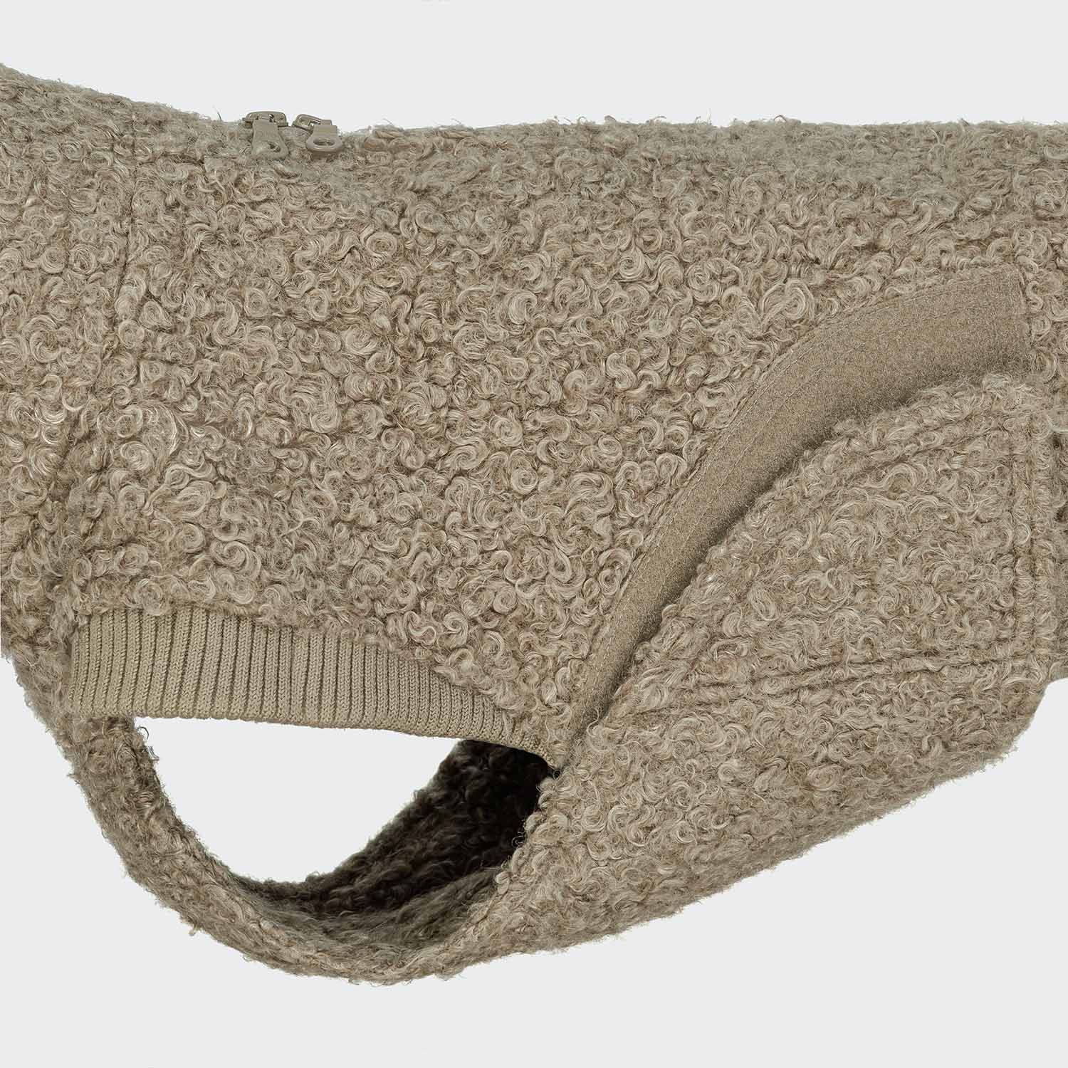 Cloud7-Hundepullover-Gotland-SandyBrown-Detail