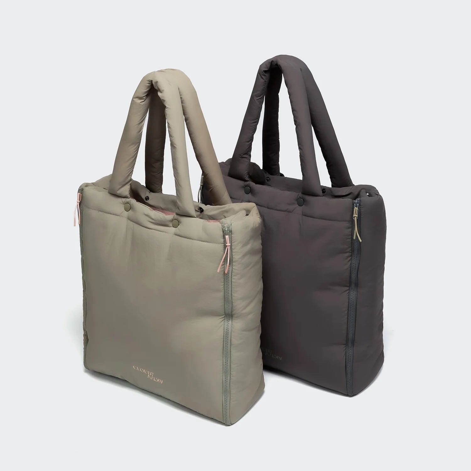 Cloud7-Hundereisebett-ToteBag-Aktiv-Puffer-Khaki-DarkGrey