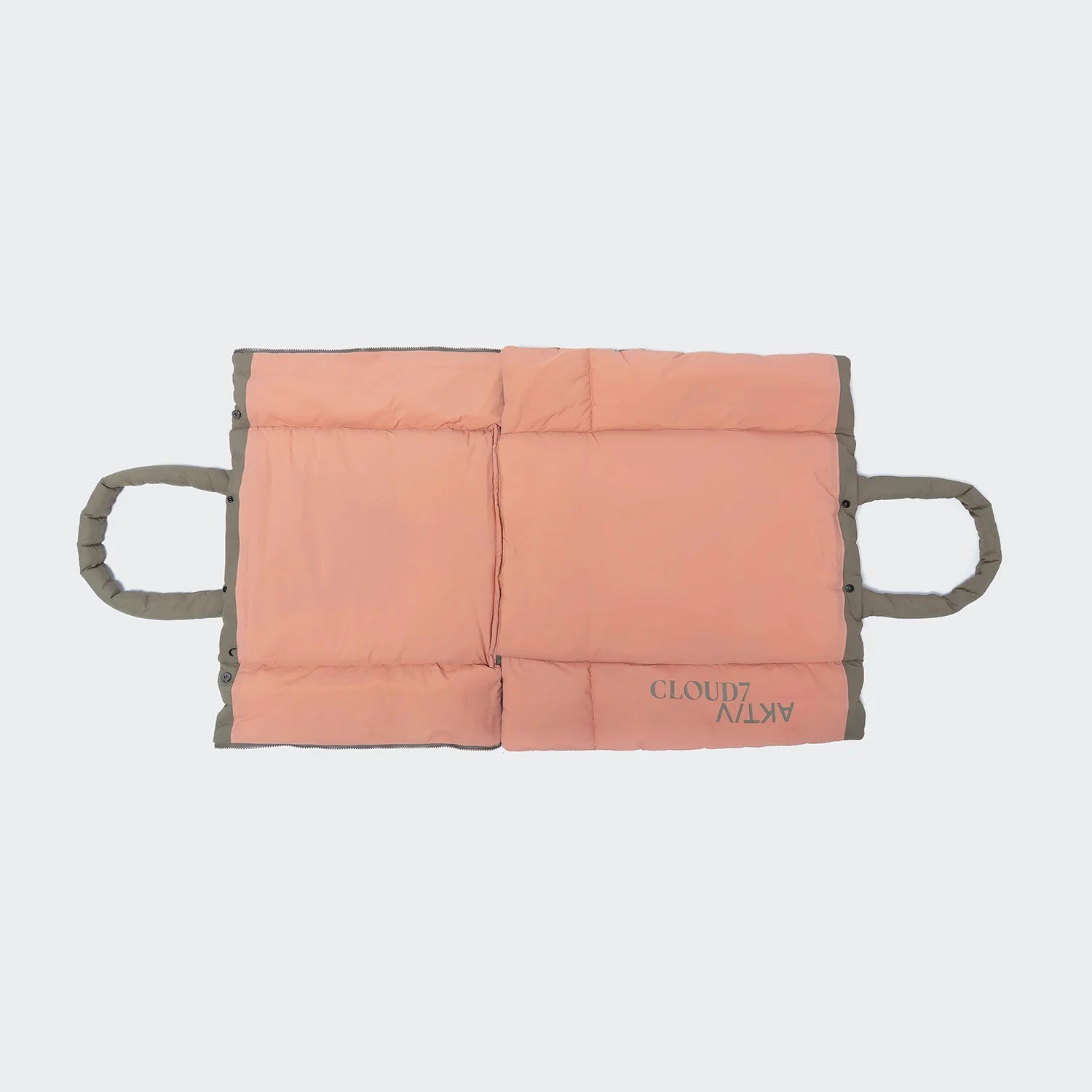 Cloud7-Hundereisebett-ToteBag-Aktiv-Puffer-Khaki-offen