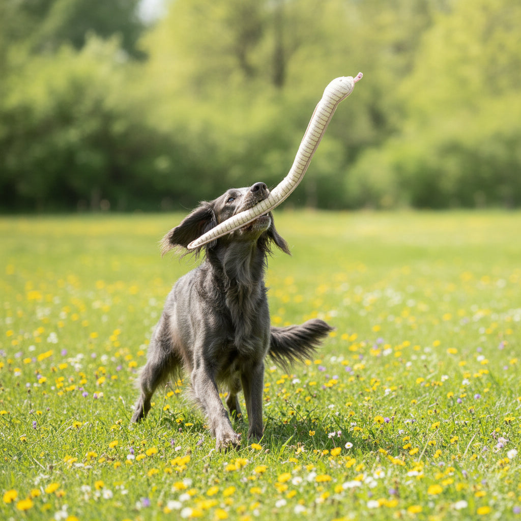 Cloud7-Hundespielzeug-Schlange-Smilla-Hund2