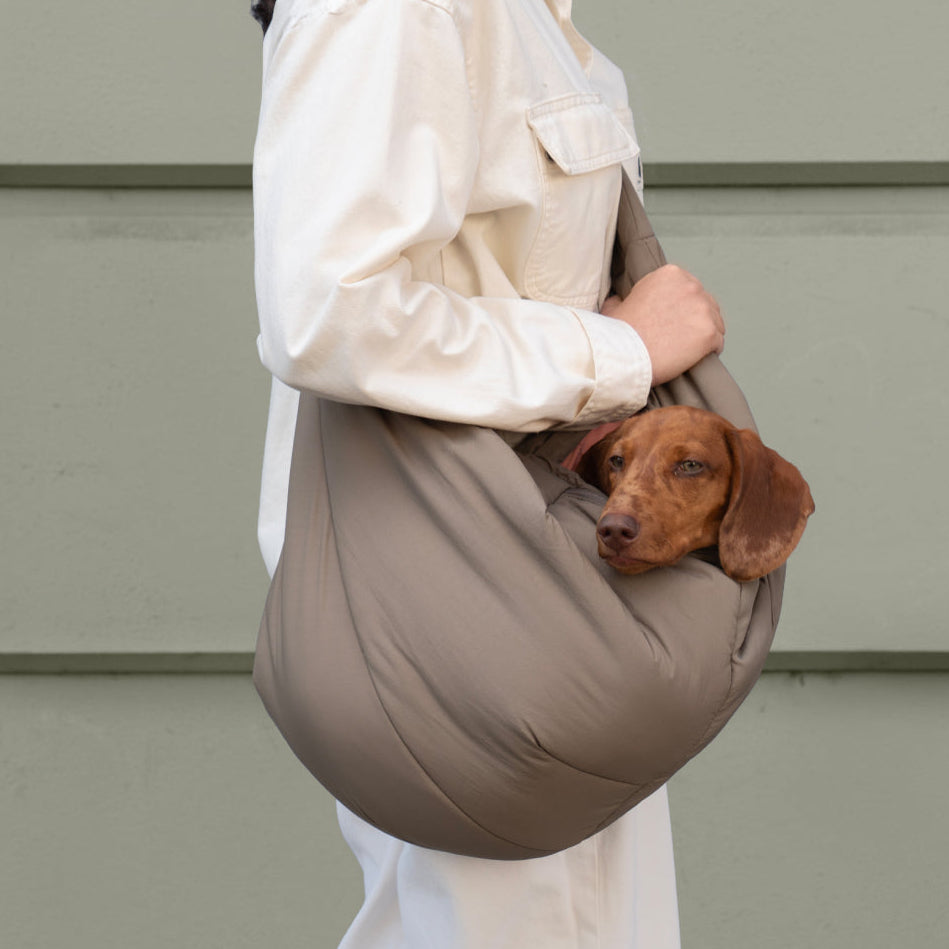 Cloud7-Hundeumhaengetasche-LTTL-Puffer-Khaki_Peach-4