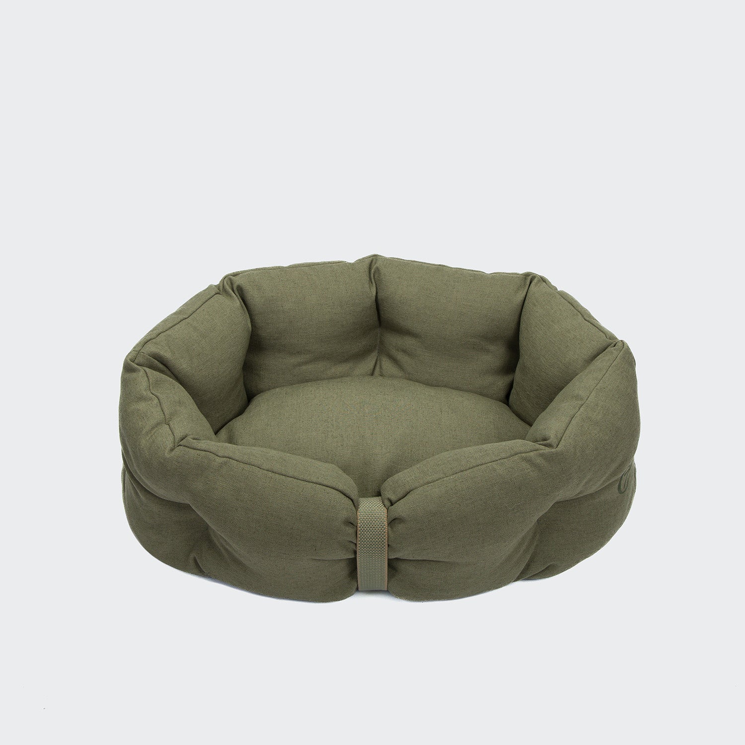 Cloud7-LTTL-Hundebett-Snoozy-Linen-Mix-Moss-M