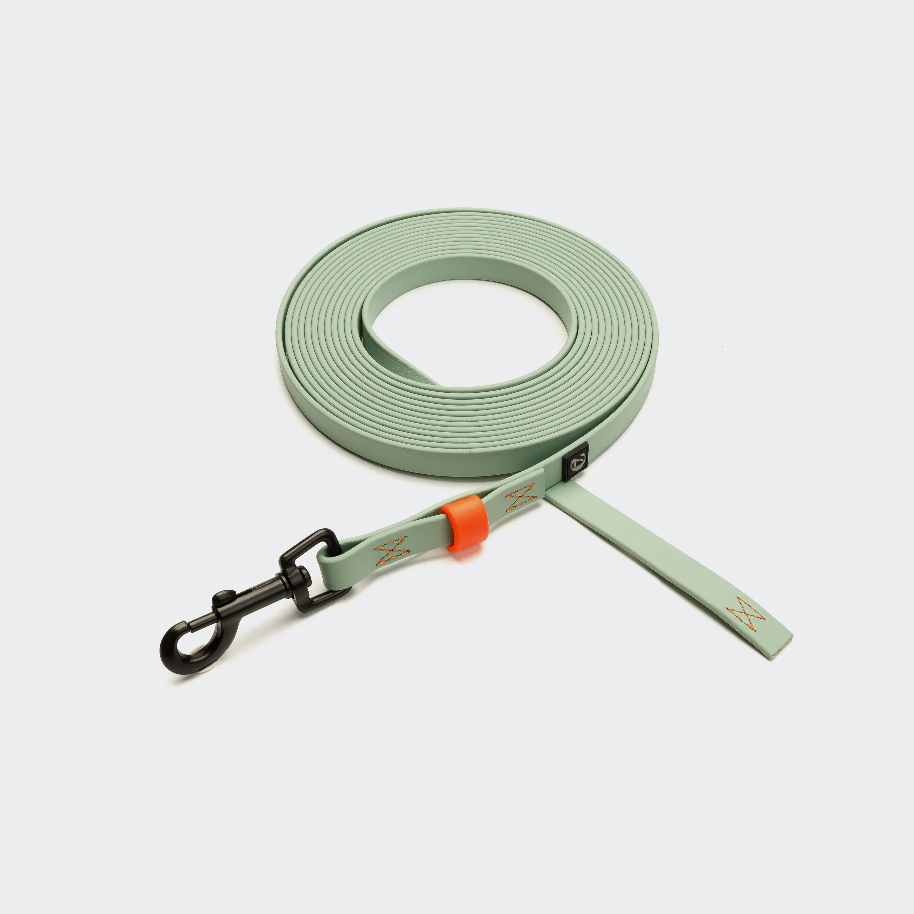 Cloud7-Schleppleine-BioThane-Ipanema-Mint-Neon-Orange-S