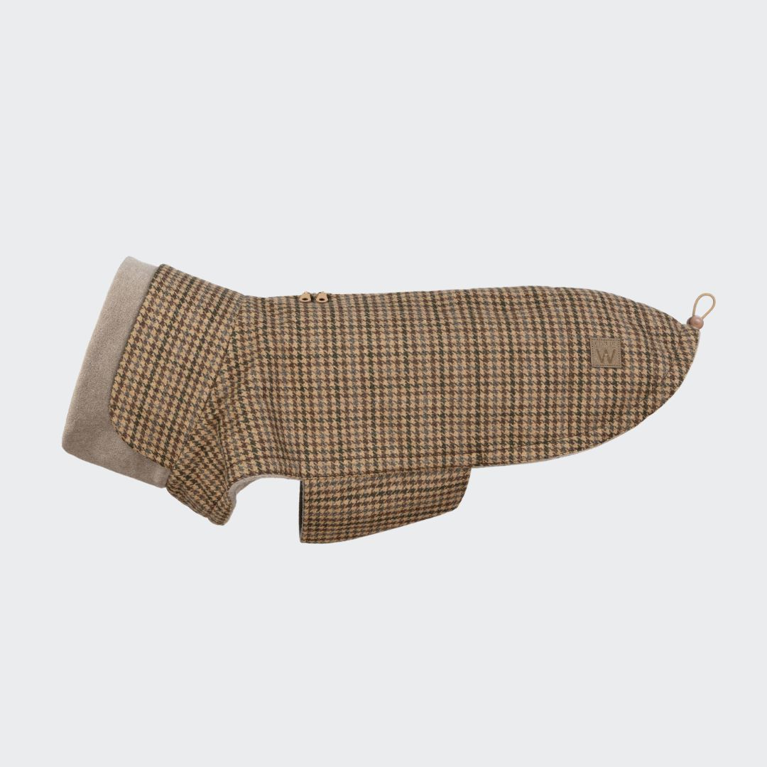 Cloud7xWoofstuff-Hundemantel-Brooklyn-Hahnentritt-Aristo