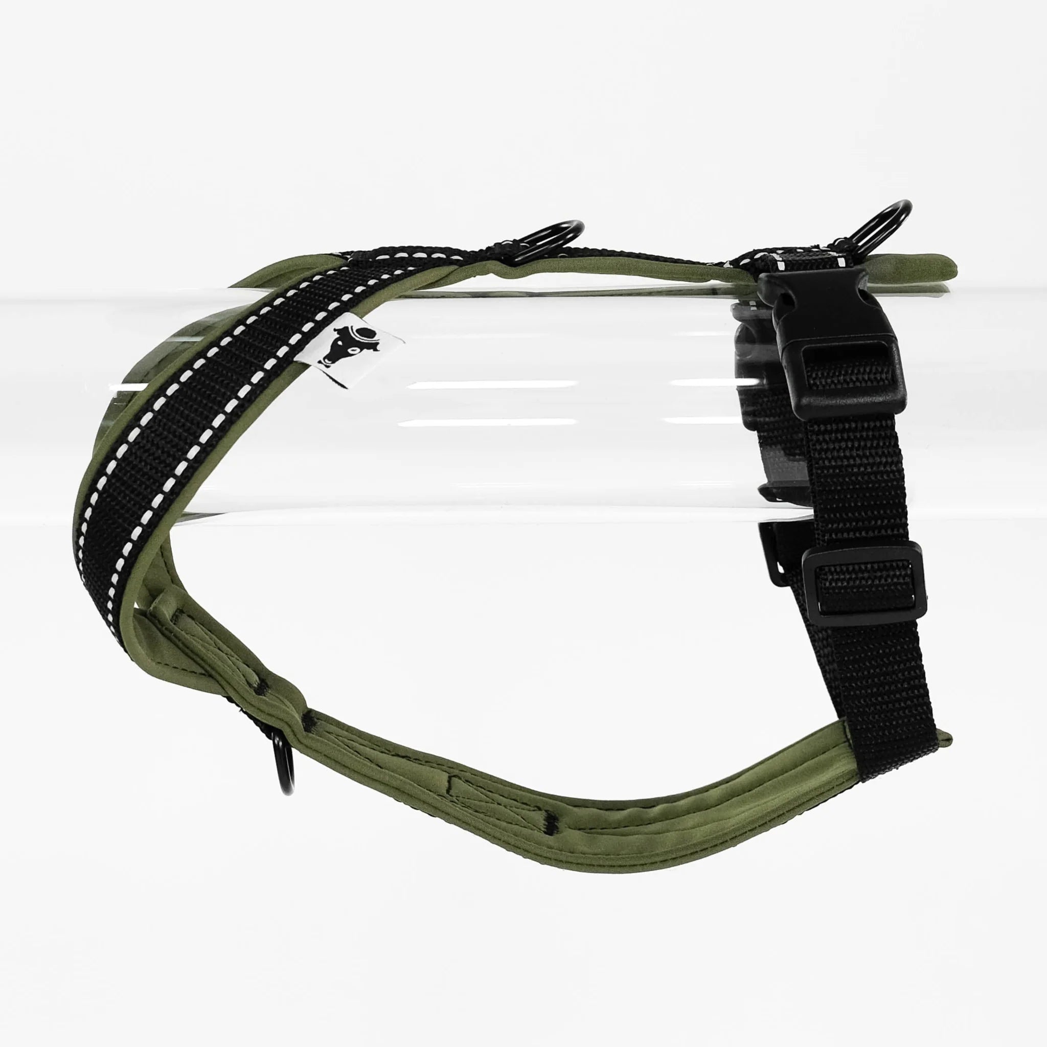 Softshell Hundegeschirr für Dackel Dark Olive