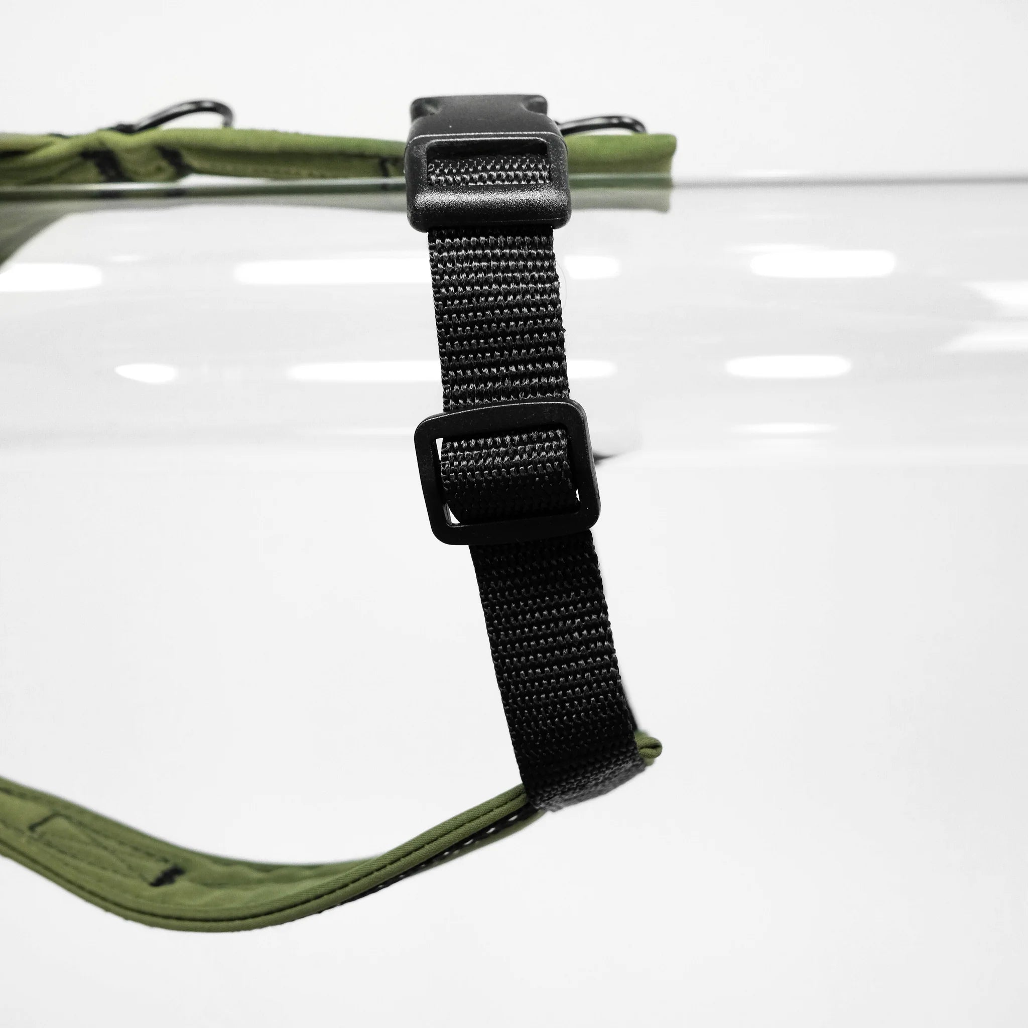 Softshell Hundegeschirr für Dackel Dark Olive