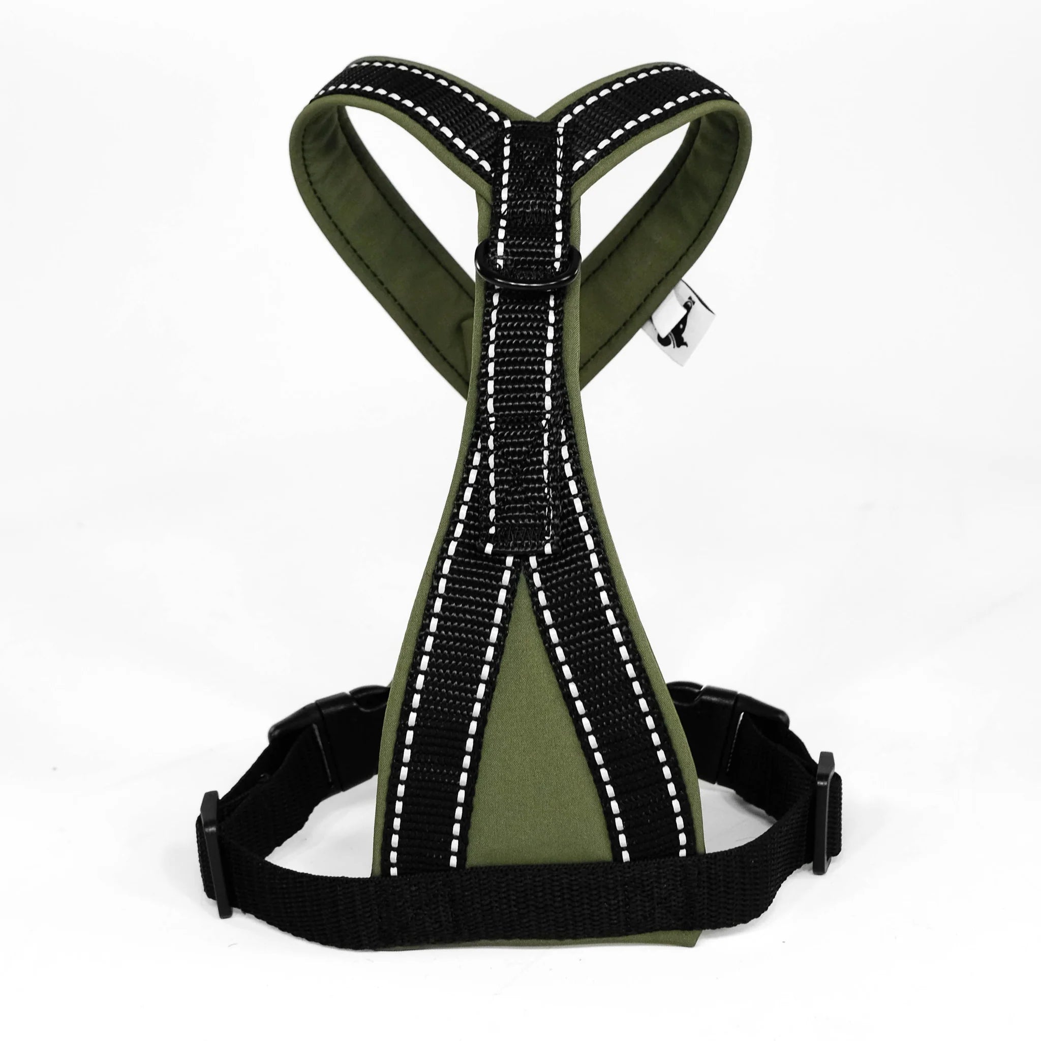 Softshell Hundegeschirr für Dackel Dark Olive