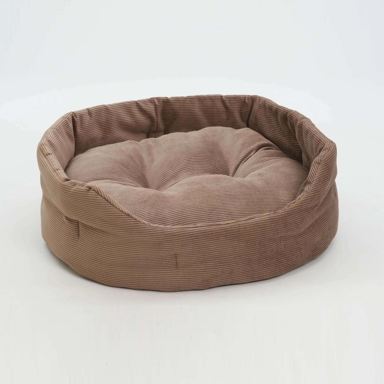 Dogs-in-the-City-Hundekörbchen-Chelsea-Cord-Toffee-2