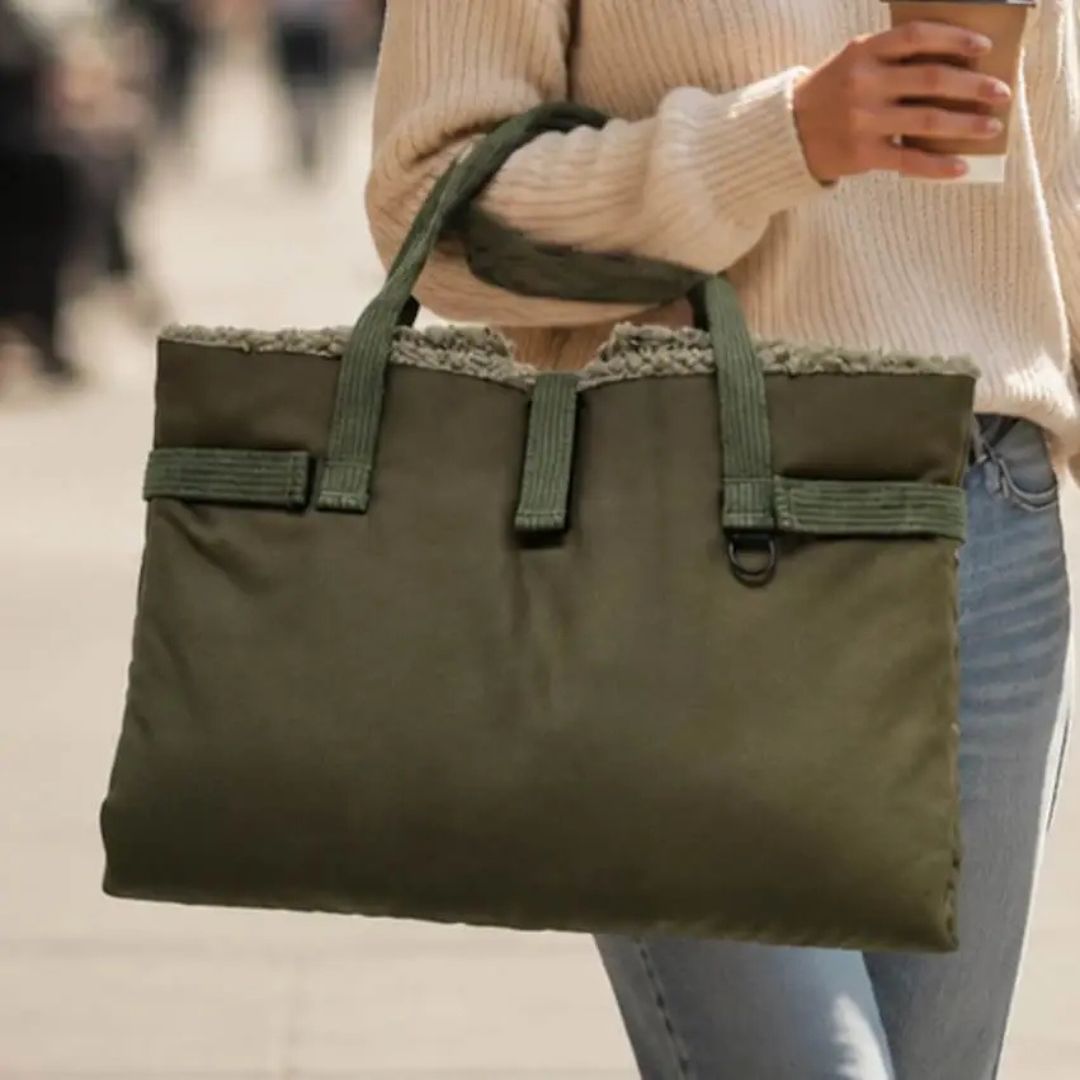 DogsintheCity-Reisematte-Travel-Pac-Paddy-Forest-Green-6