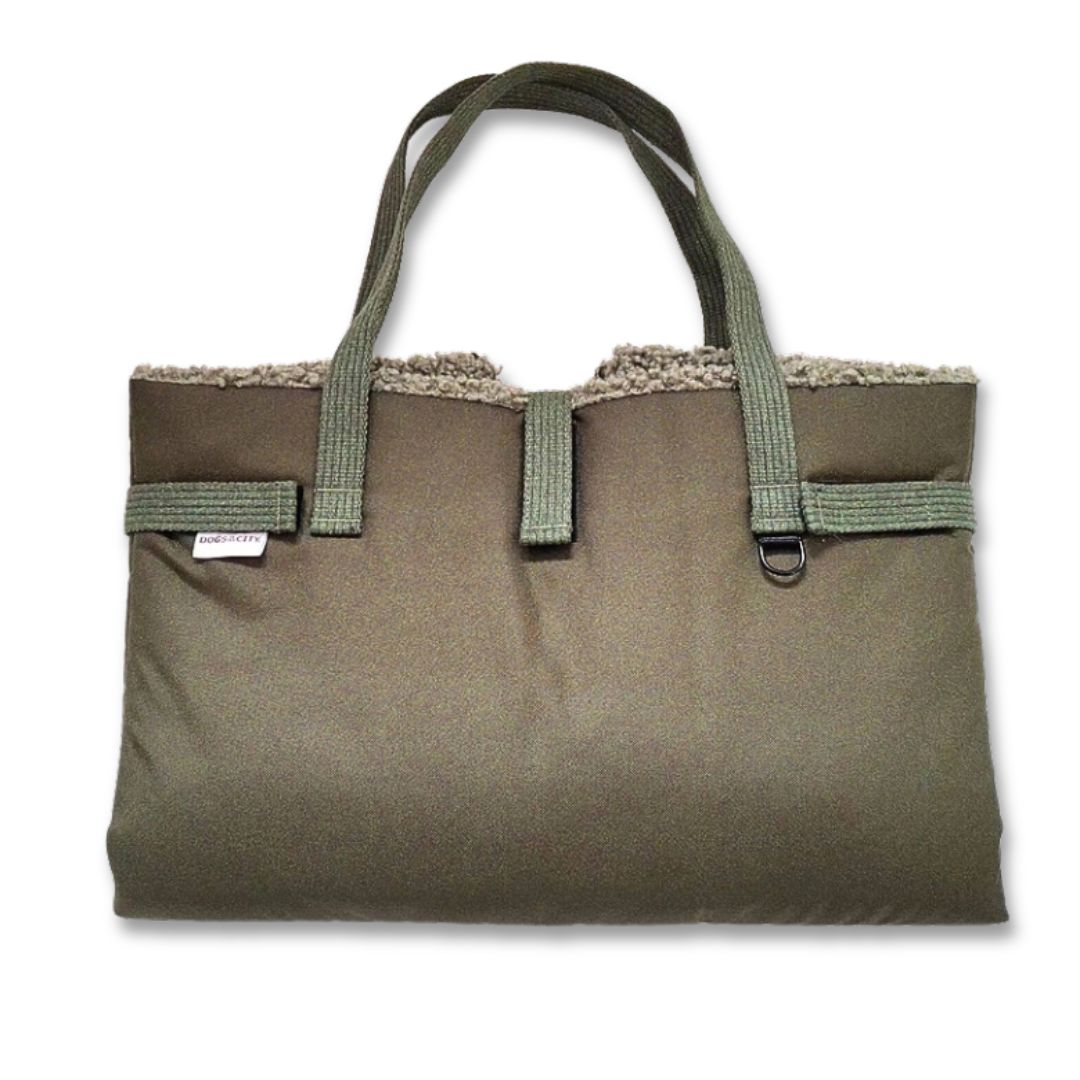 DogsintheCity-Reisematte-Travel-Pac-Paddy-Forest-Green