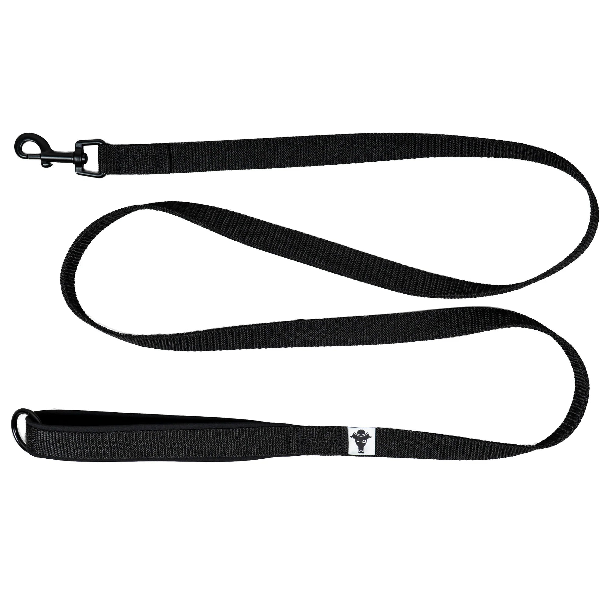 Gurtband Hundeleine Black