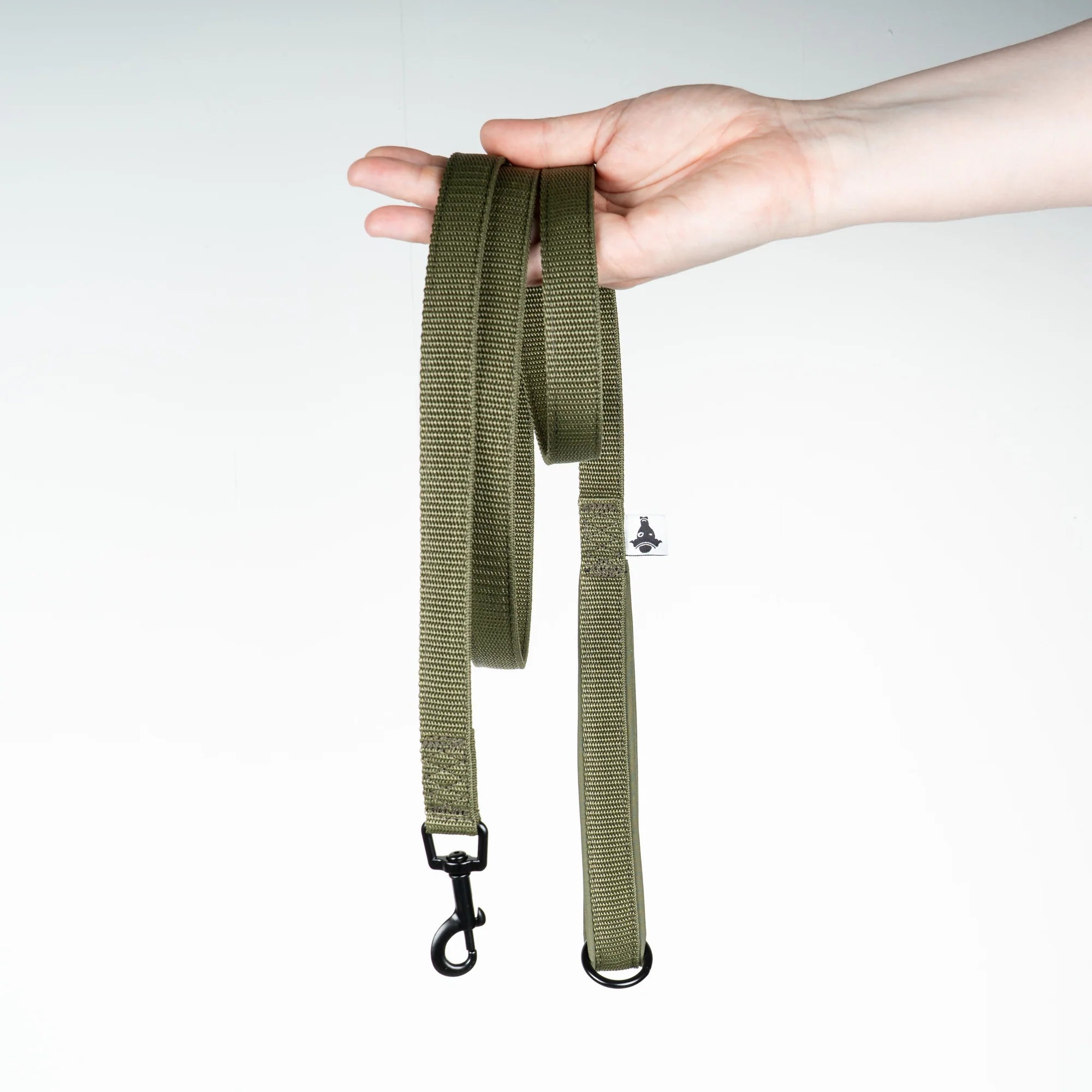 Gurtband Hundeleine Dark Olive