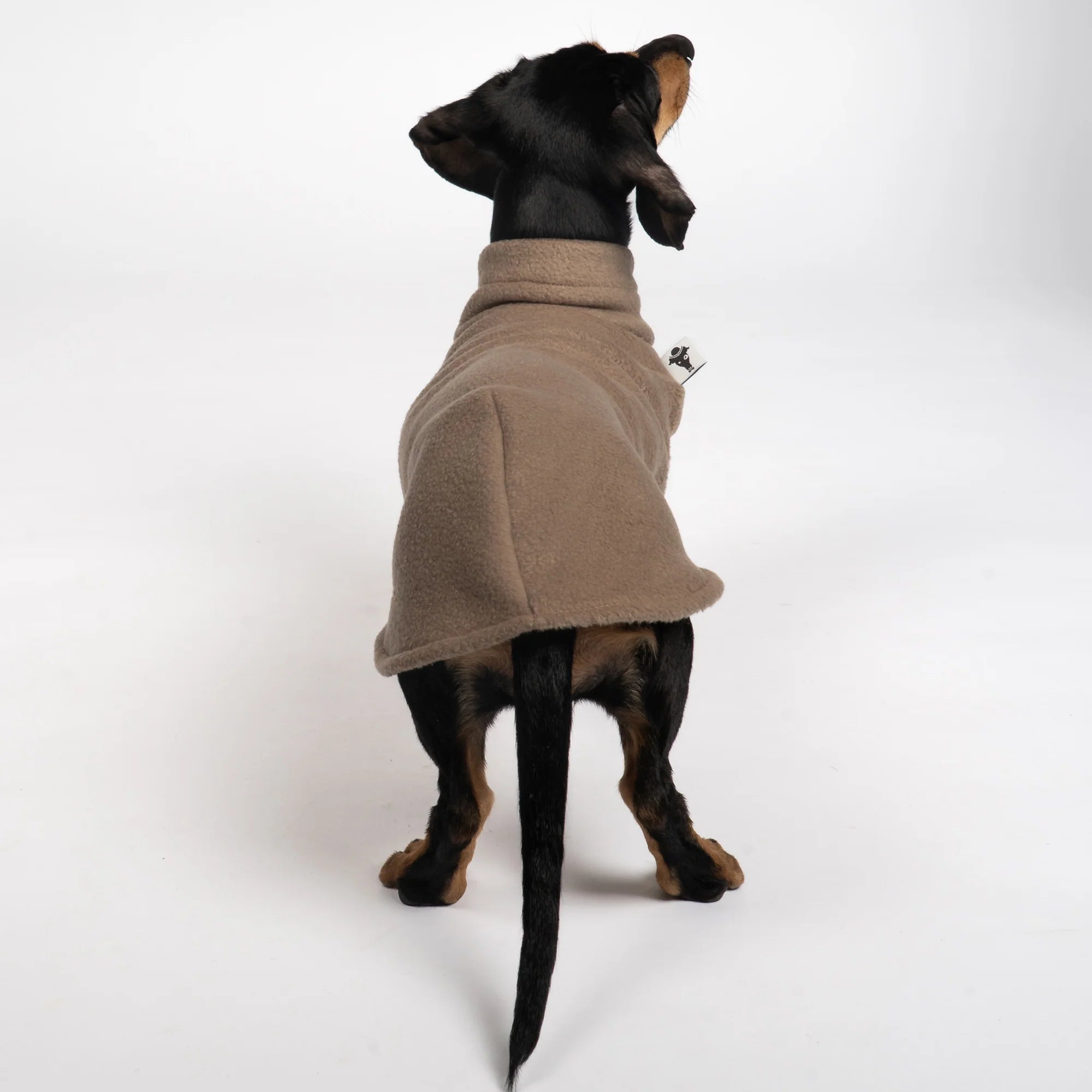 Fleece Shirt für Dackel Walnut