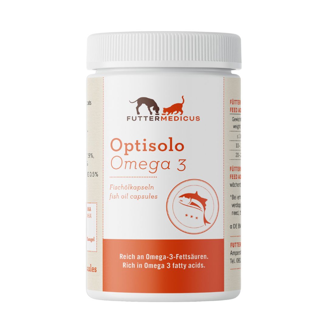Futtermedicus-Optisolo-Omega-3-Fischoelkapseln