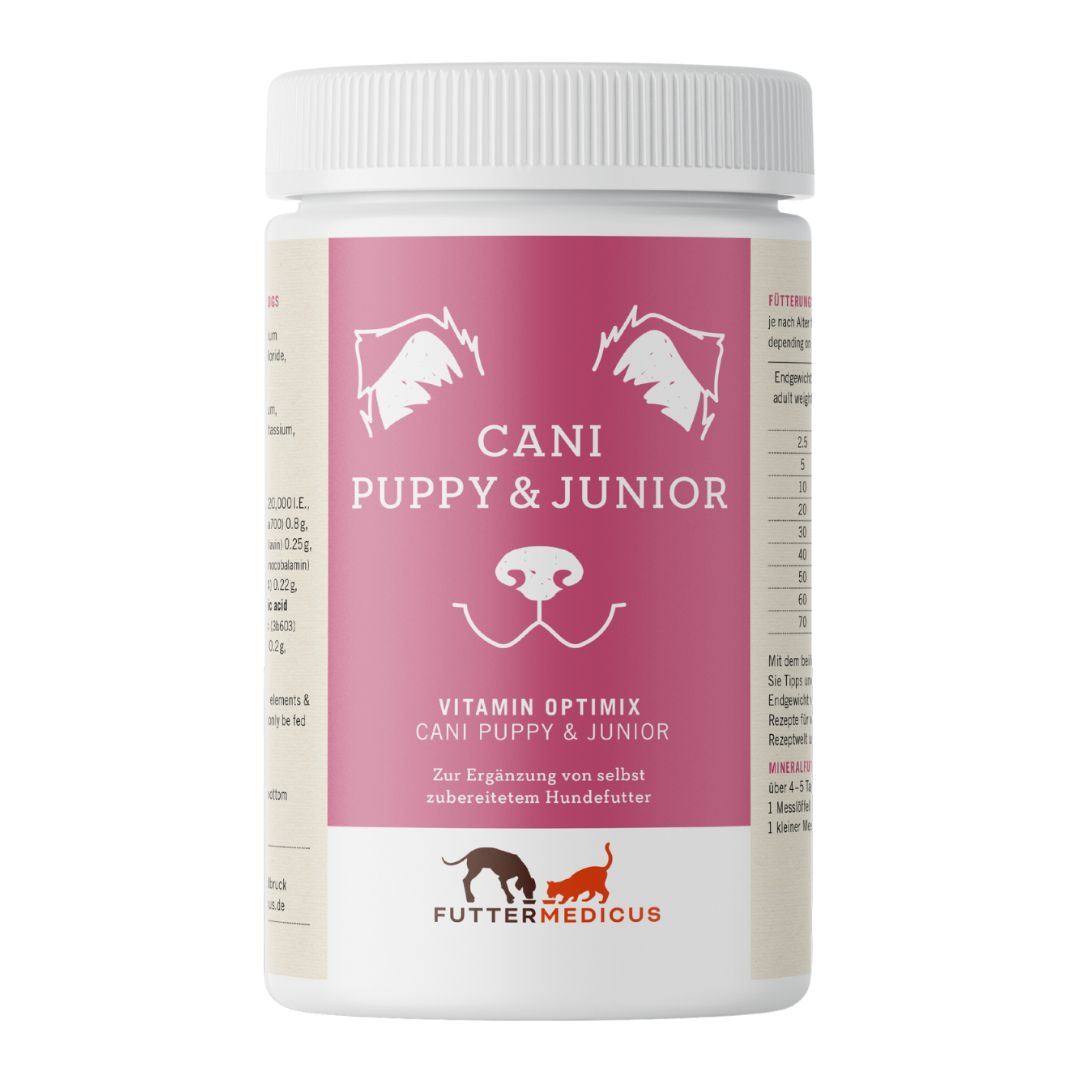 Futtermedicus-Vitamin-Optimix-Cani-Puppy-Junior-500g