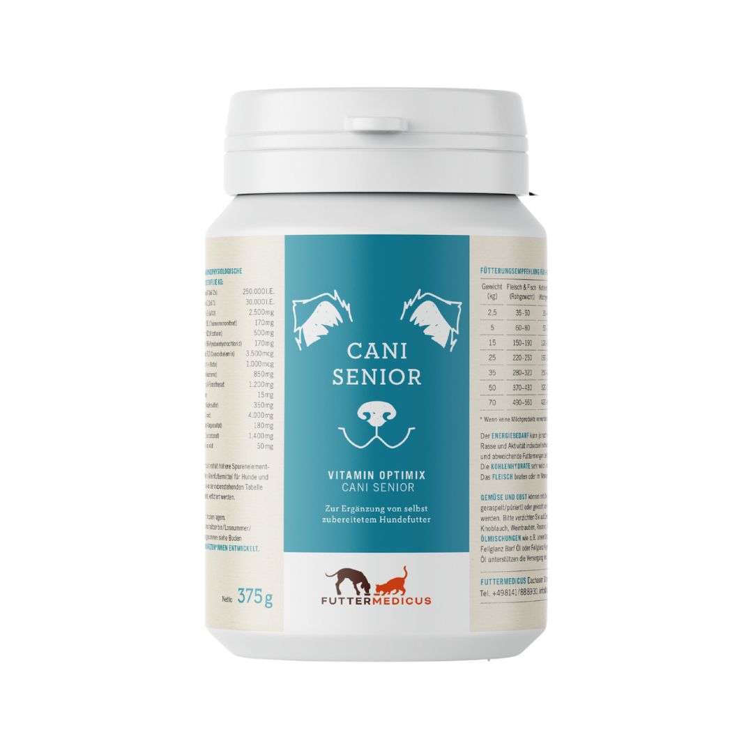 Futtermedicus-Vitamin-Optimix-Cani-Senior-375g
