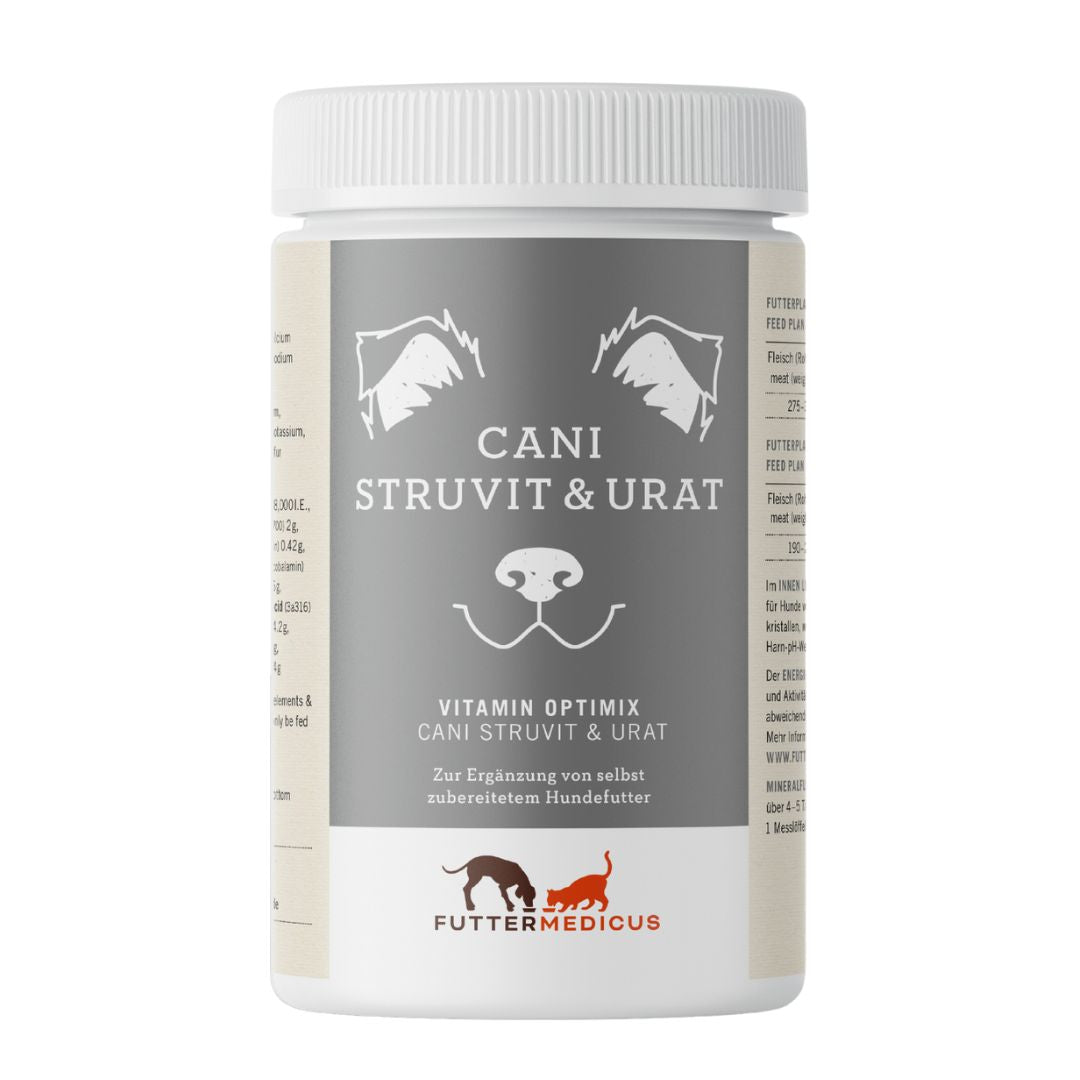Futtermedicus-Vitamin-Optimix-Cani-Struvit-Urat-500g