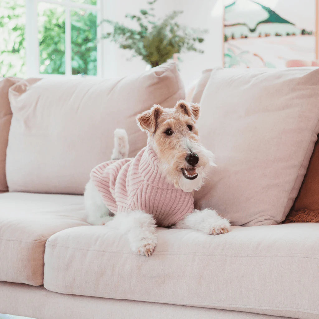 Fuzzyard-Hundepullover-Knitted-Sweater-Soft-Blush-Hund