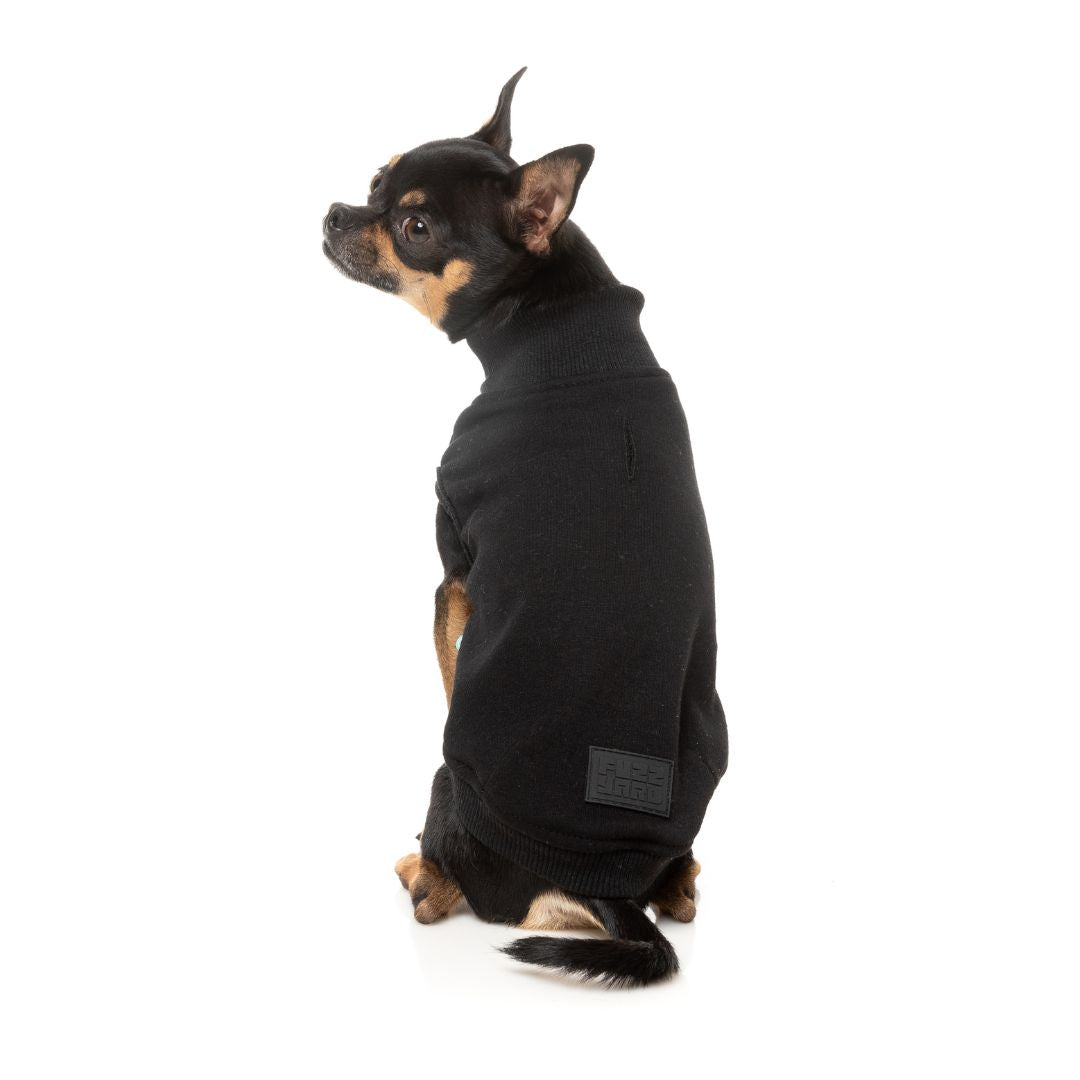 Fuzzyard-Hundepullover-Sweater-Smiley-Black-Hund5