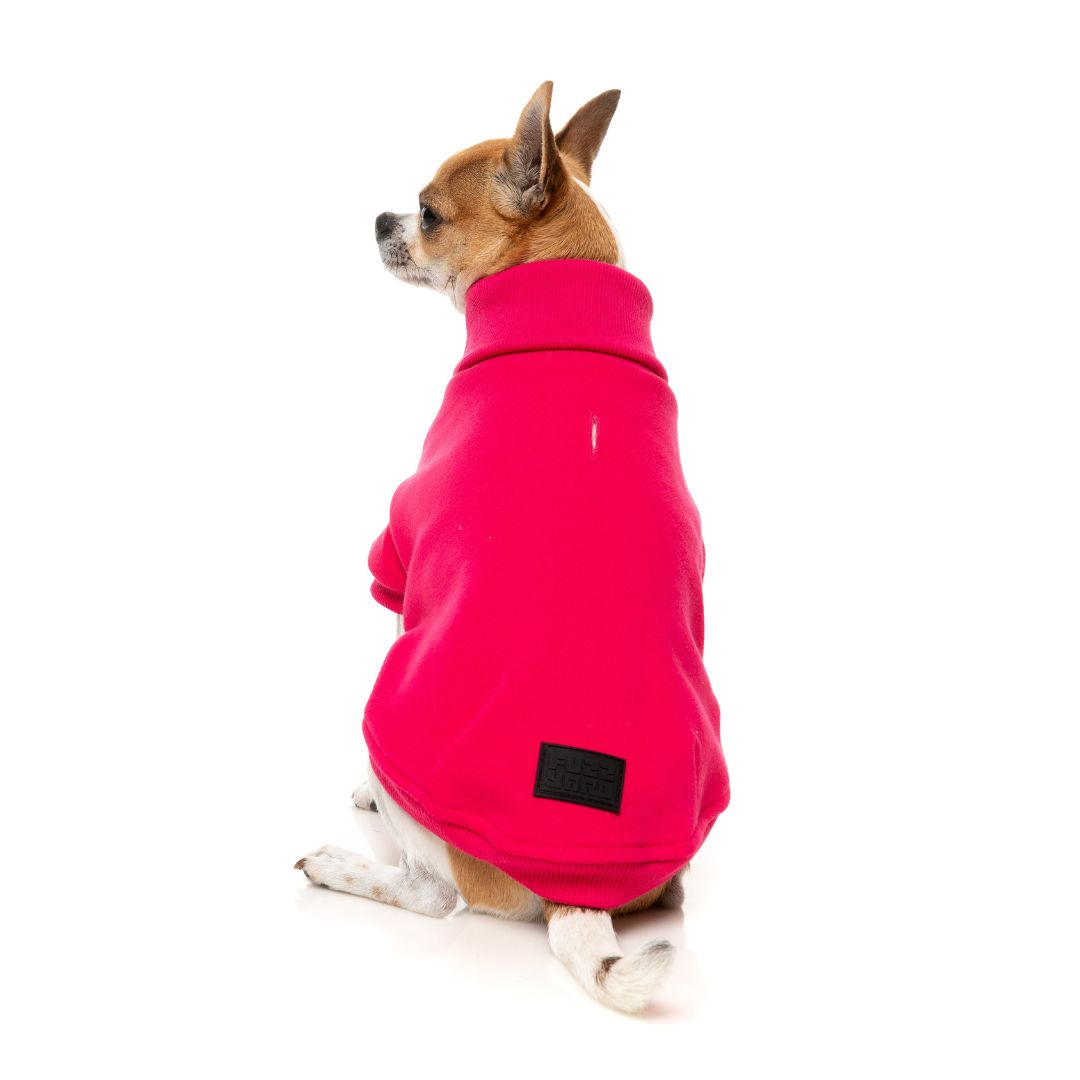 Fuzzyard-Hundepullover-Sweater-Stevie-Magenta-Hund2