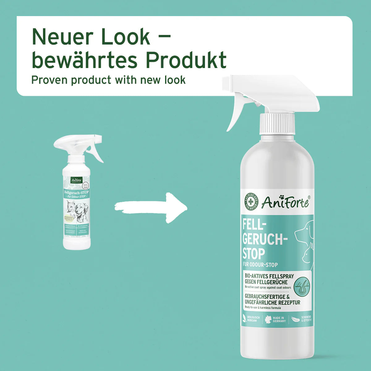 Fellgeruch-STOP Spray für Hunde und Katzen