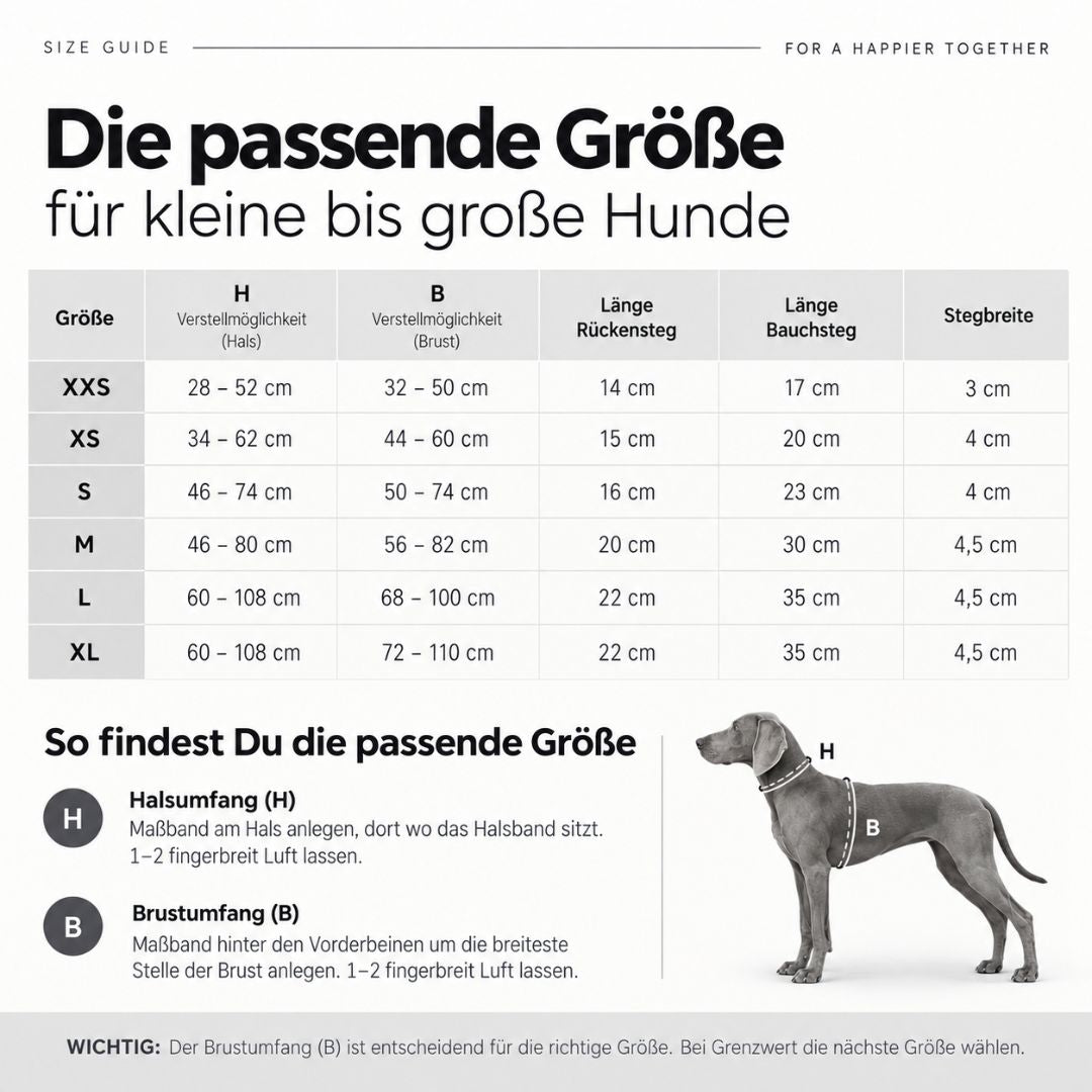 Größentabelle-Hundegeschirr-Nova