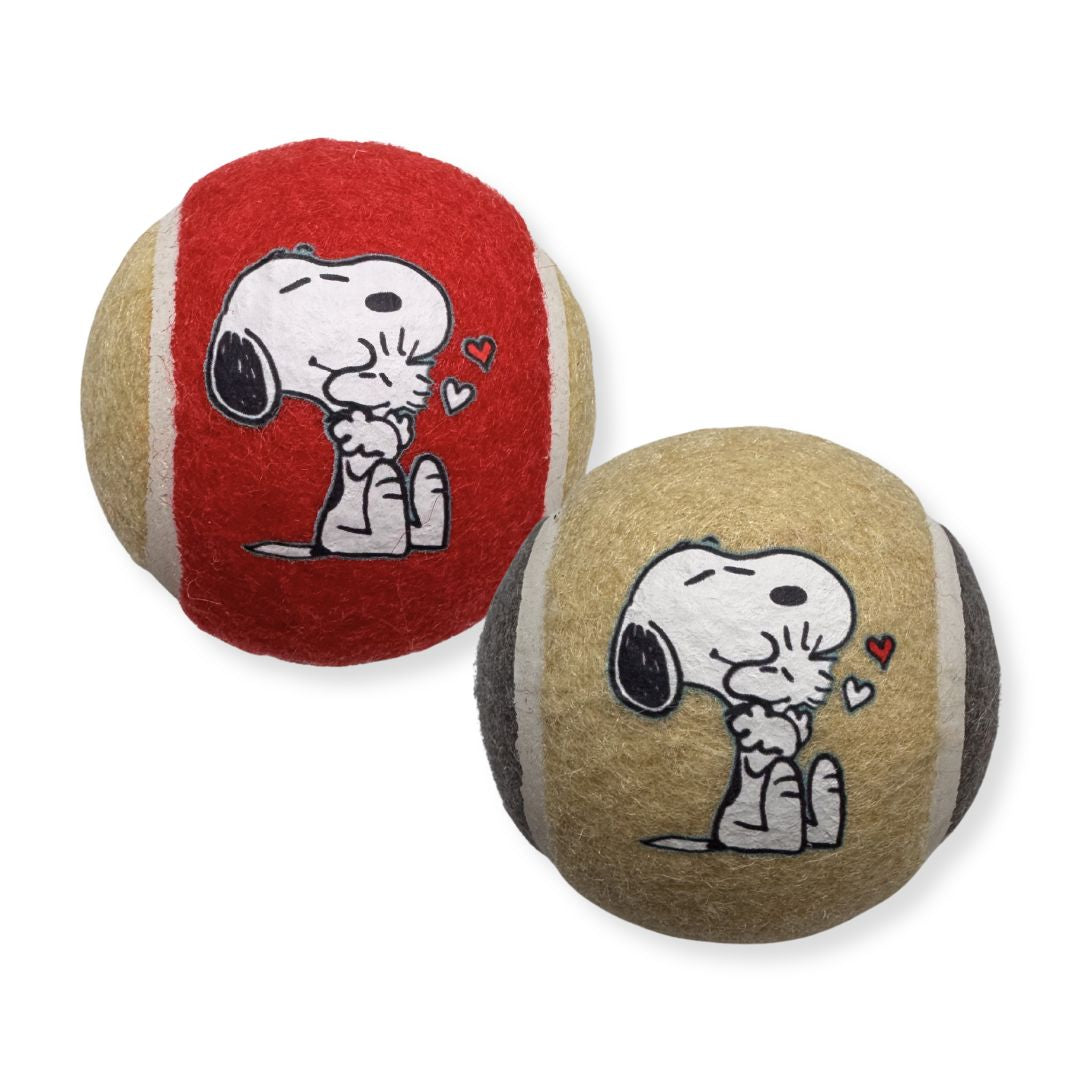Happy&Snoopy-Hundespielzeug-Snoopy-Ball-2er