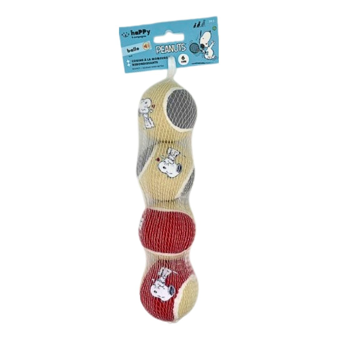 Happy&Snoopy-Hundespielzeug-Snoopy-Ball-4er-2