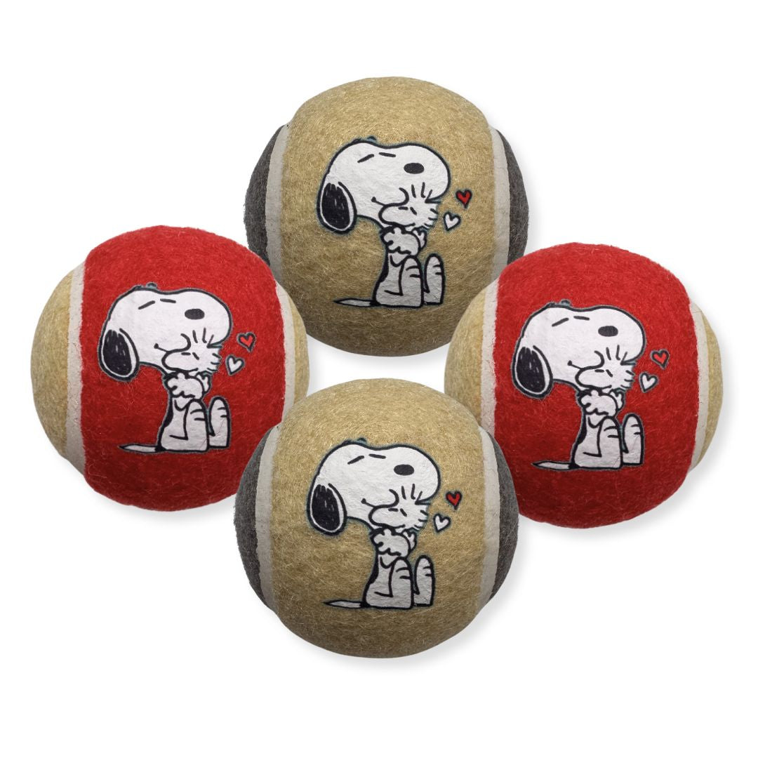 Happy&Snoopy-Hundespielzeug-Snoopy-Ball-4er
